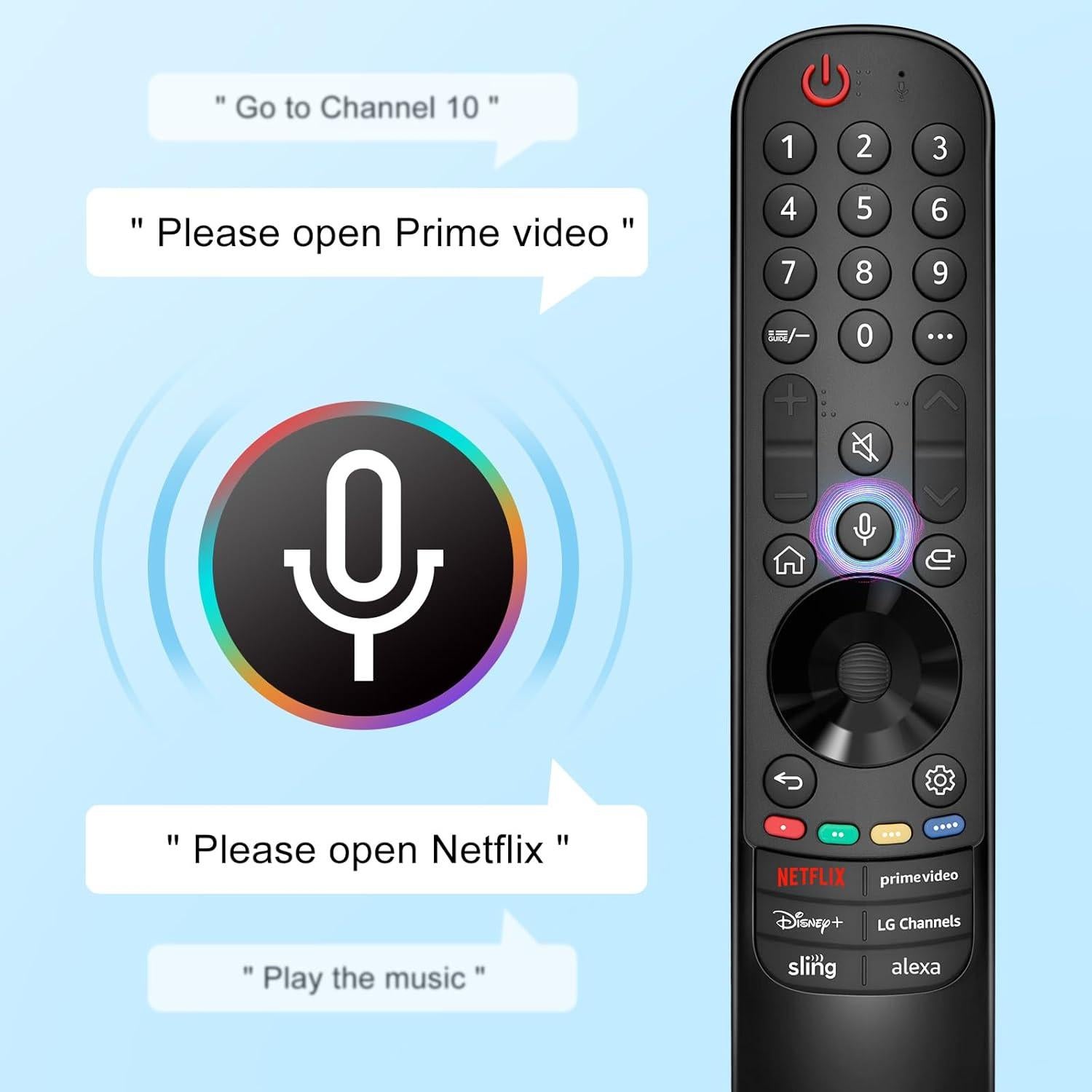 Control Remoto Mágico LG MR23GA para TVs OLED 4K 2018-2024