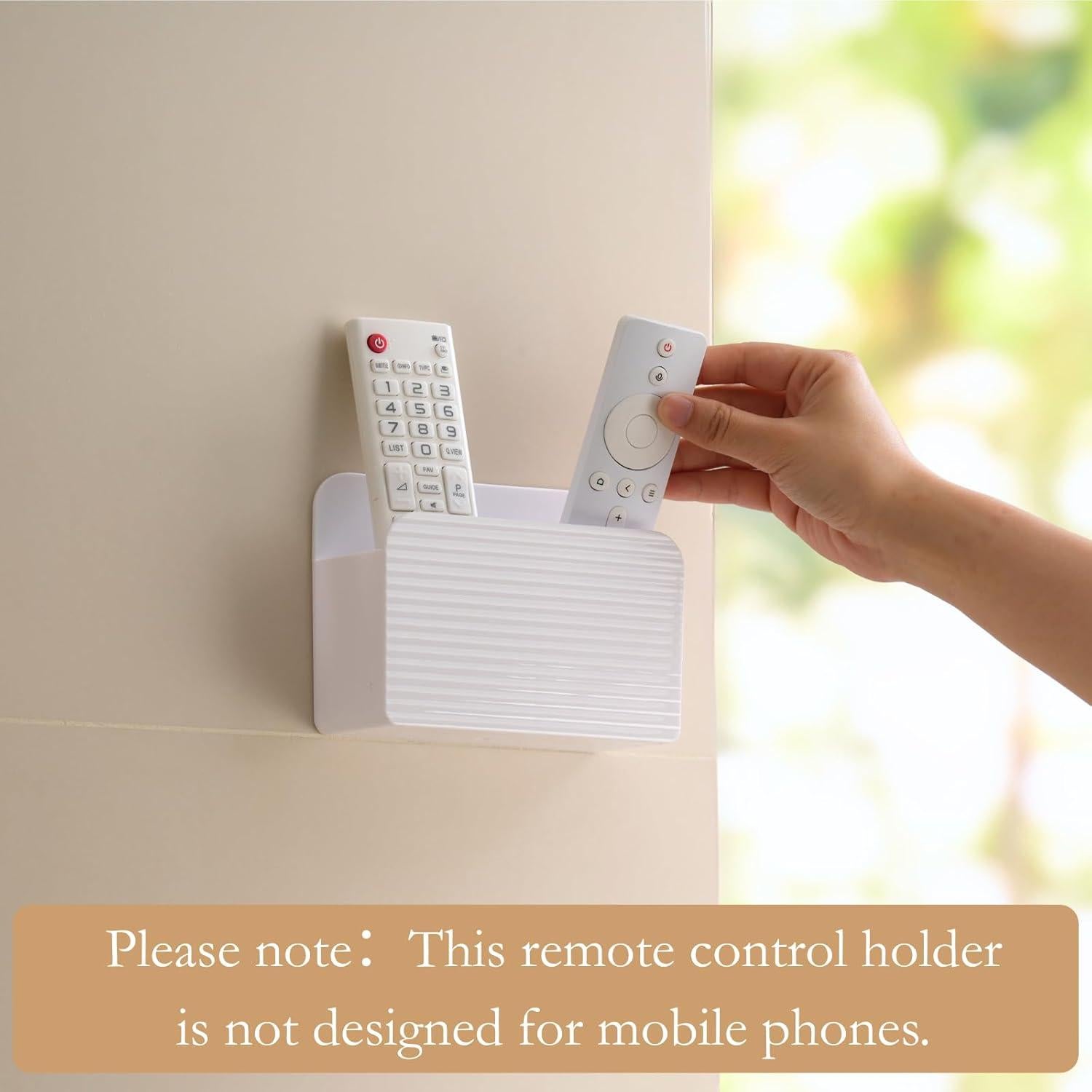 Soporte Adhesivo para Control Remoto LINFIDITE Blanco 1 Pcs