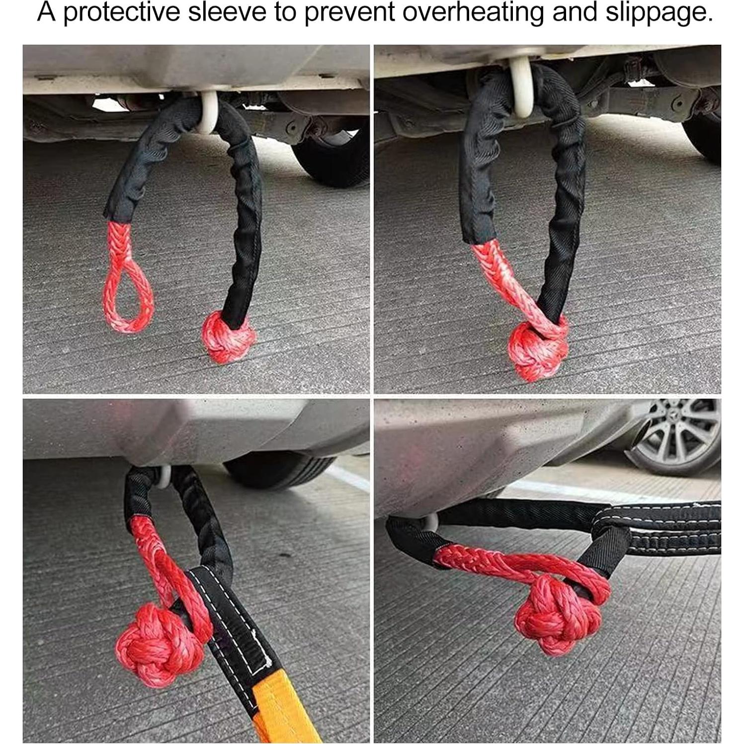 Manga Protectora de Cuerda de Winch Fydun 1M Negra 5cm