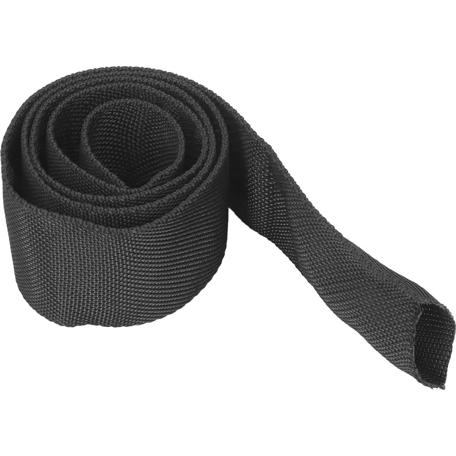 Manga Protectora de Cuerda de Winch Fydun 1M Negra 5cm