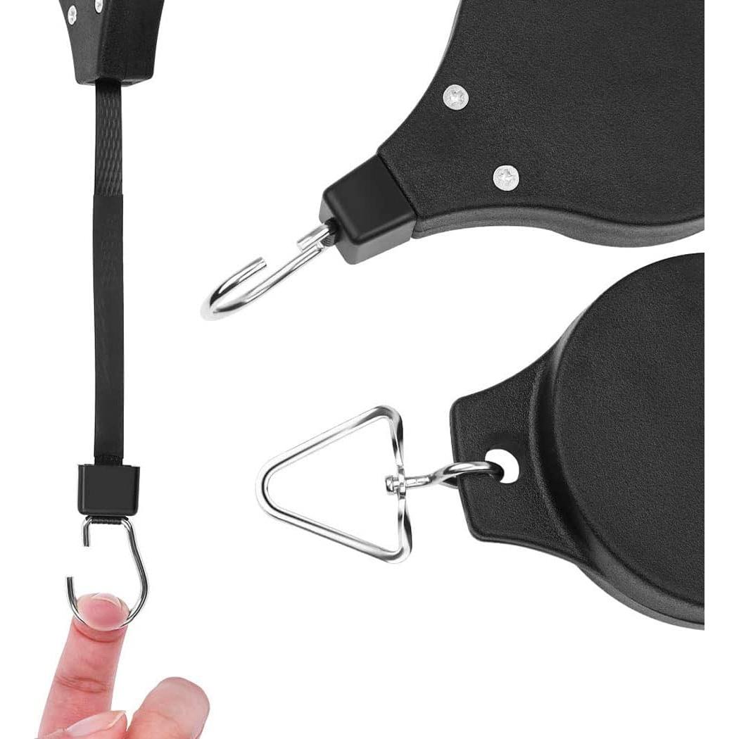 Pack de 6 Ganchos de Polea Retráctiles Lythor para Plantas