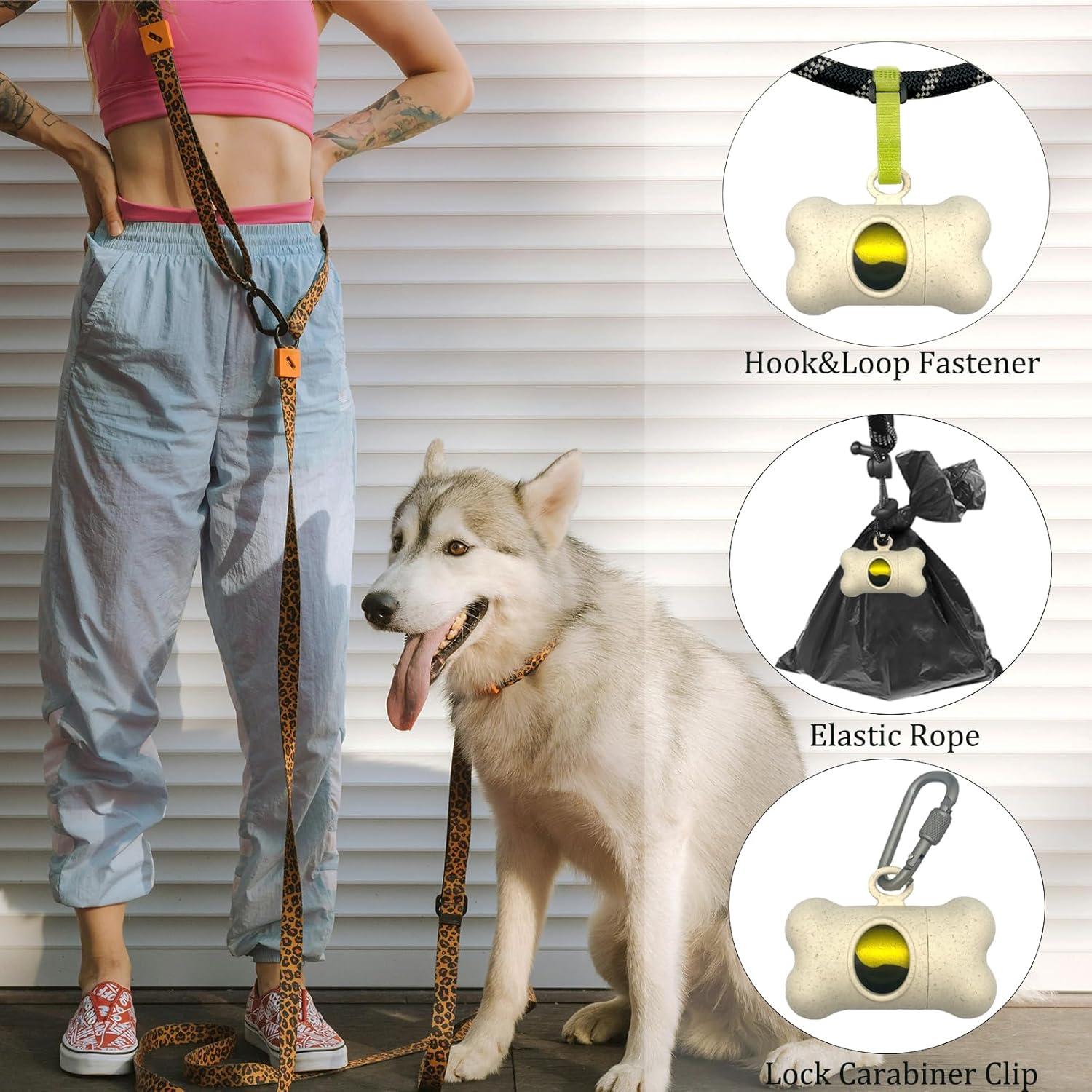 Dispensador de bolsas para excremento de perro SHAOMAN con 15 bolsas