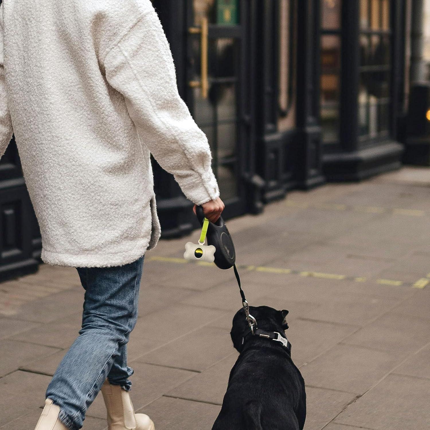 Dispensador de bolsas para excremento de perro SHAOMAN con 15 bolsas