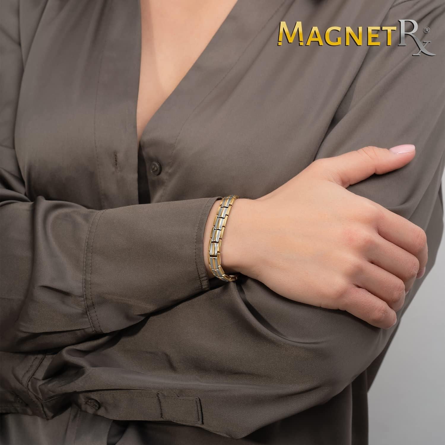 Pulsera Magnética Titanio MagnetRX para Mujeres - Ajustable