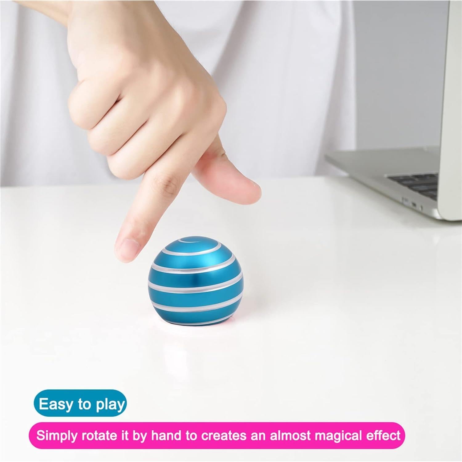 Juguete Antiestrés Cinético Samilalago Azul 3.68 cm