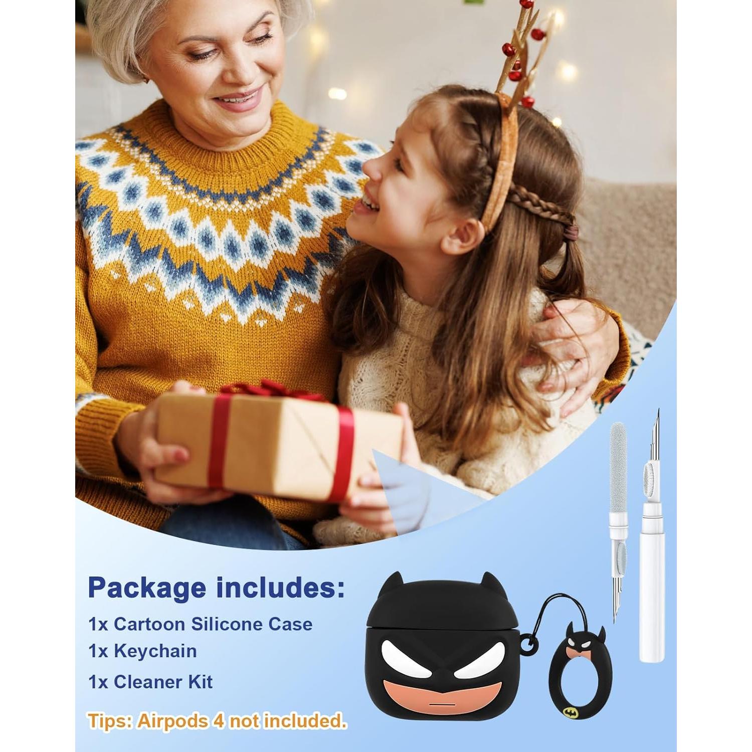 Funda de Silicona Toyuma para AirPods 4 Kawaii Bianfu