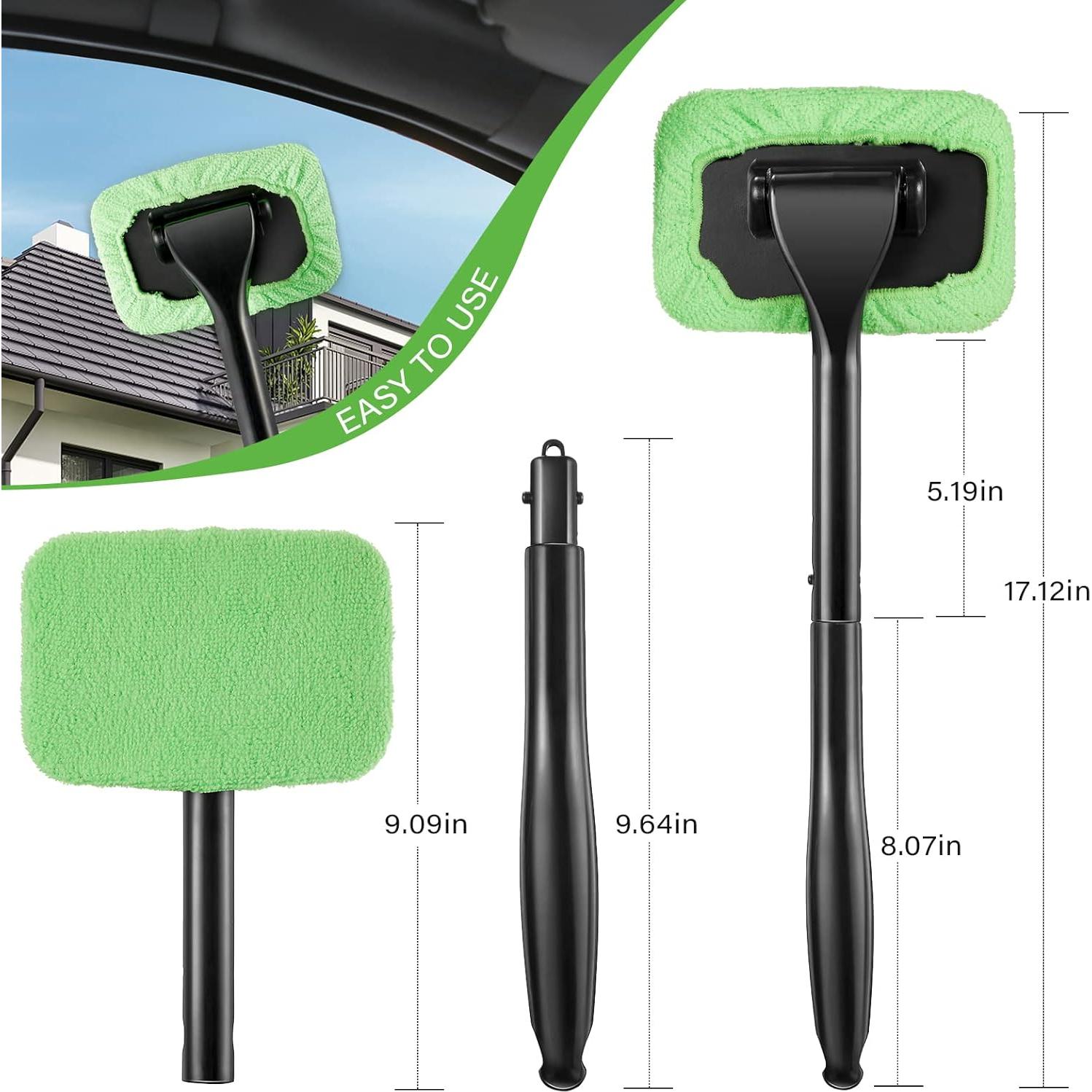 Juego de limpieza de parabrisas Frienda con 2 botellas y paños