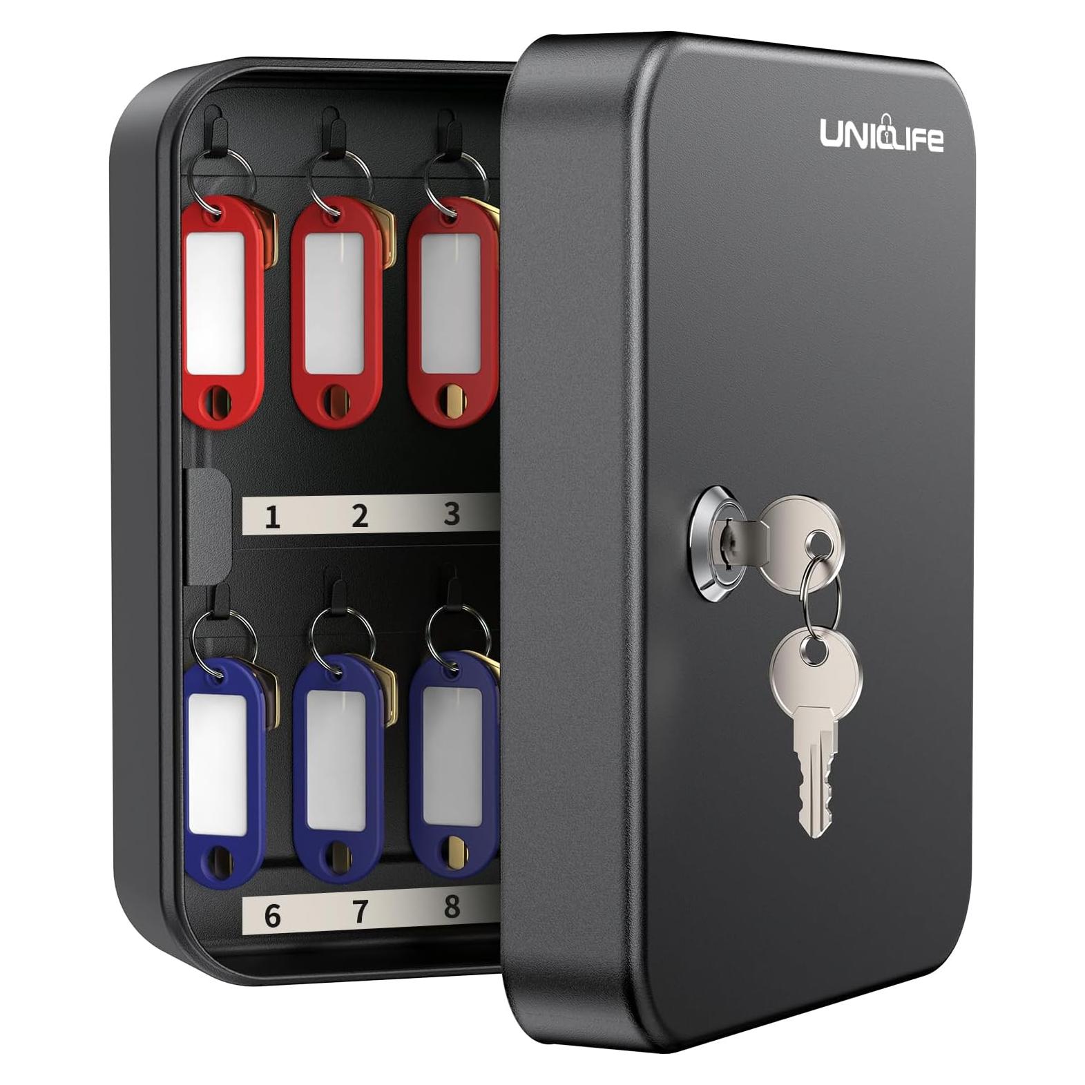 Gabinete de Llaves Uniclife 20 Posiciones con Cerradura Negra