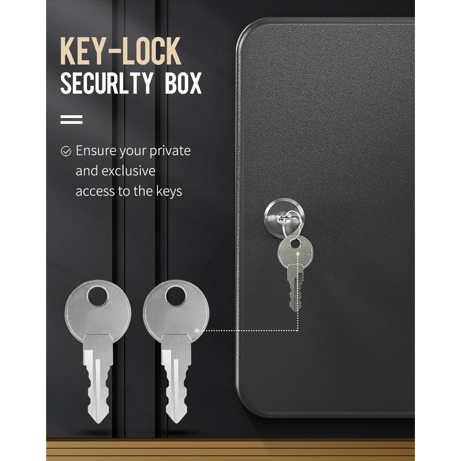 Gabinete de Llaves Uniclife 20 Posiciones con Cerradura Negra