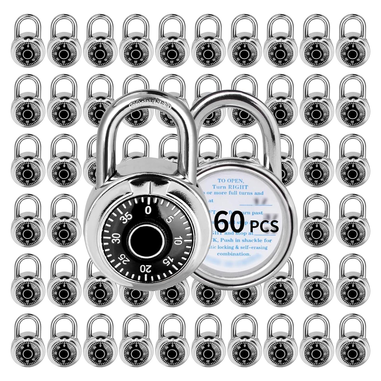 Candado de Combinación LQYN 50mm Paquete de 60 Unidades