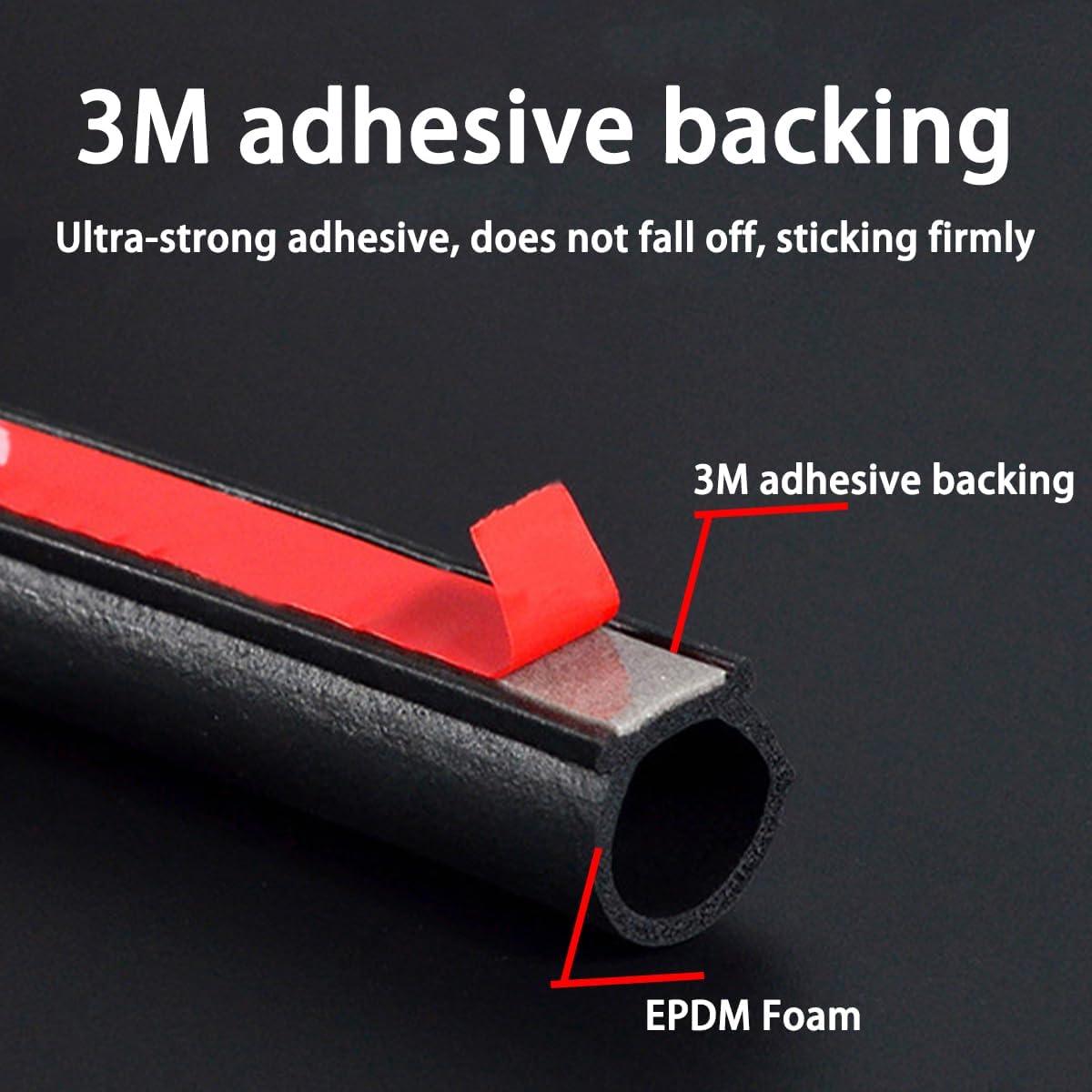 Tira de Sello de Goma Osilly 3M/10Ft para Puerta de Auto