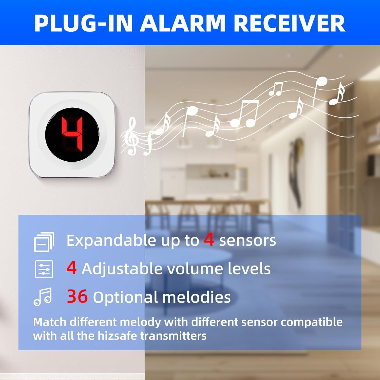 Alarma Inalámbrica Solar SavvyMate con 2 Sensores y Receptor
