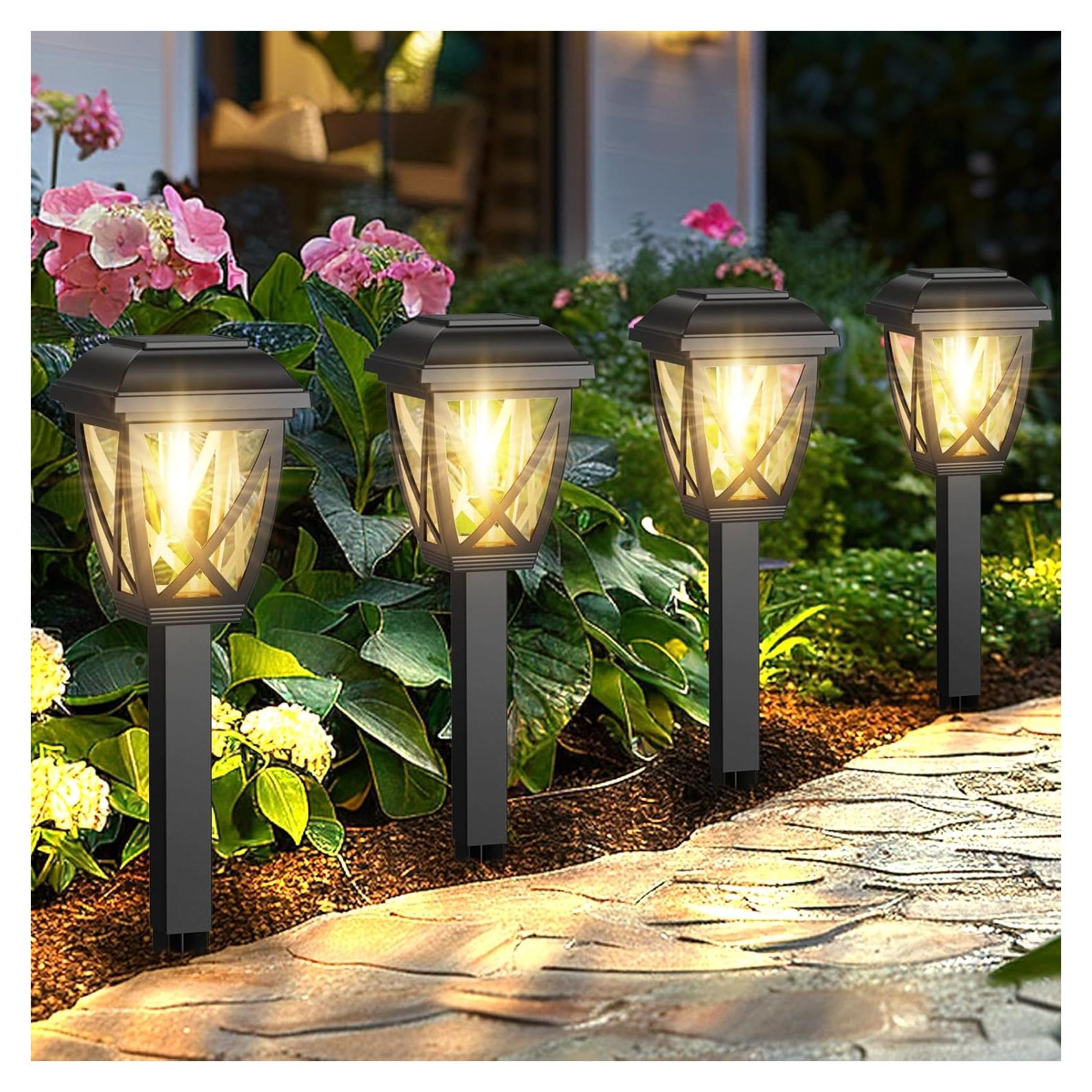 Luces Solares Derynome para Exteriores - Paquete de 10 Unidades