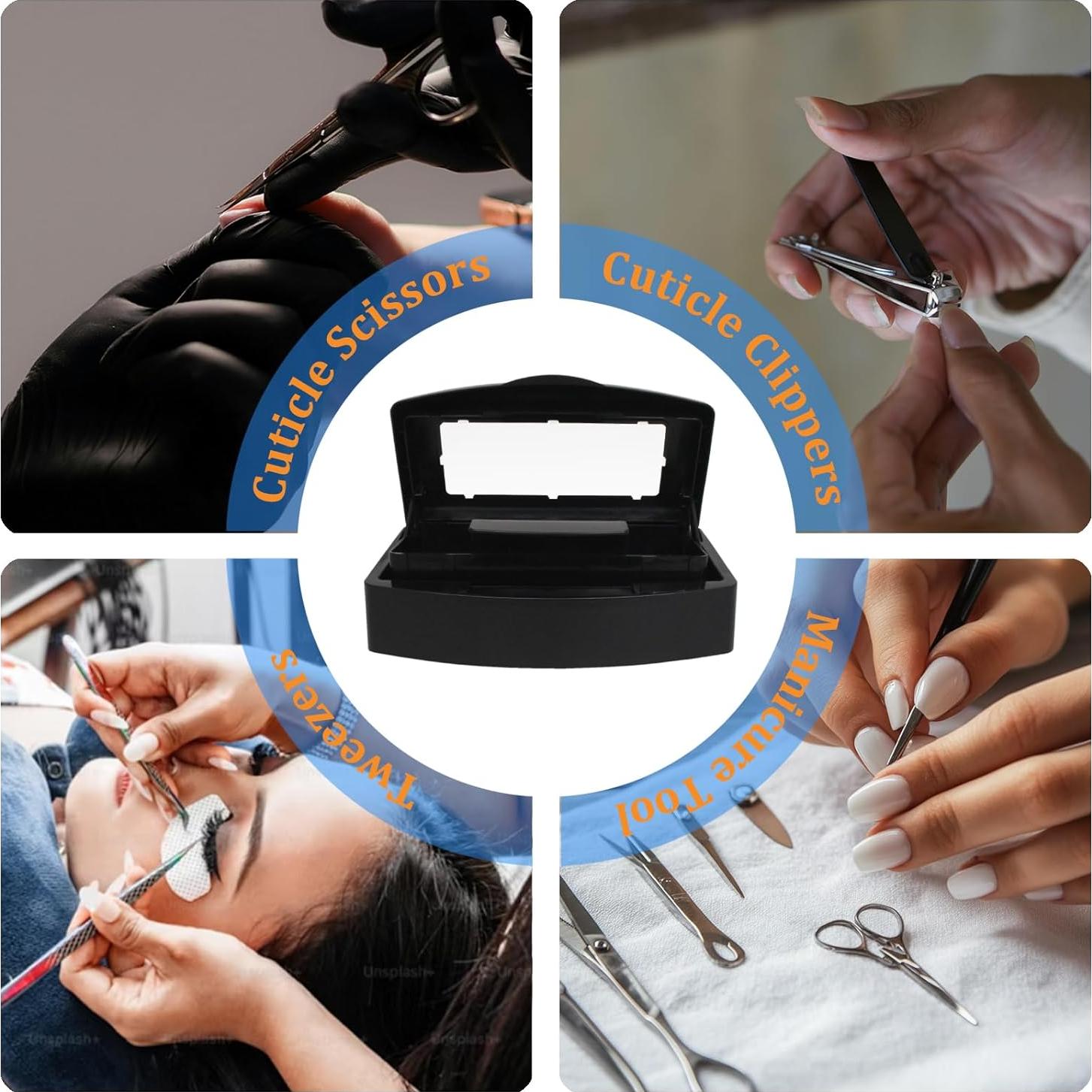 Caja Esterilizadora de Herramientas de Uñas TOPCOMWW 23.2x13.5cm