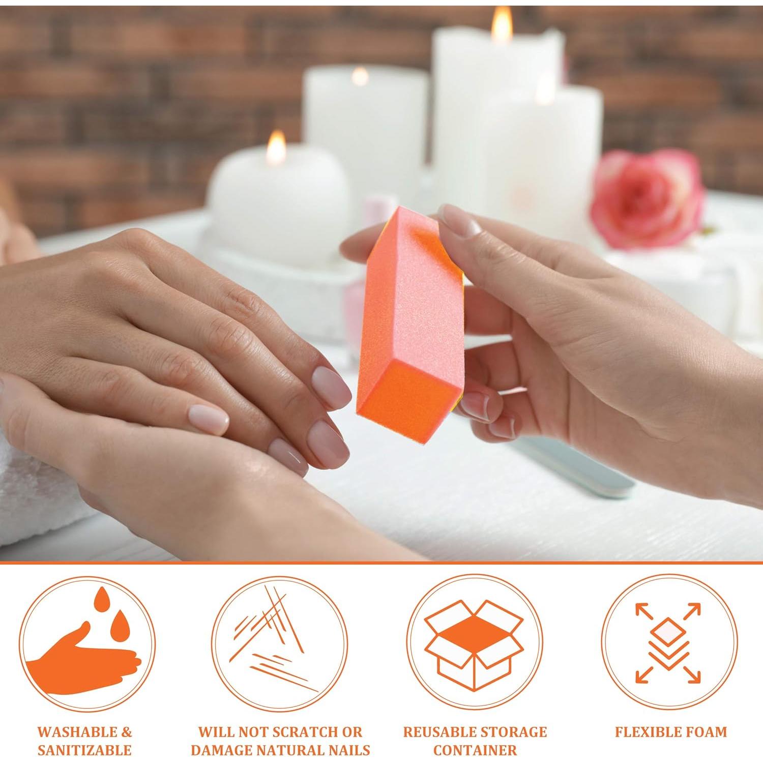 Bloque de Pulido ForPro Naranja 100/180 Grano 15 Unidades