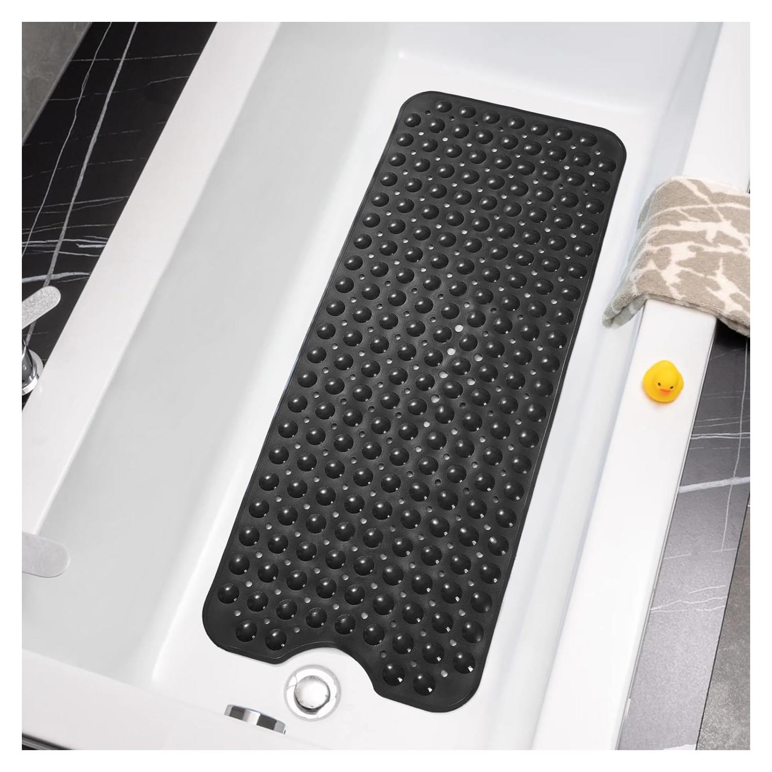 Alfombrilla de Baño Antideslizante TreeBud 99x41cm Negra