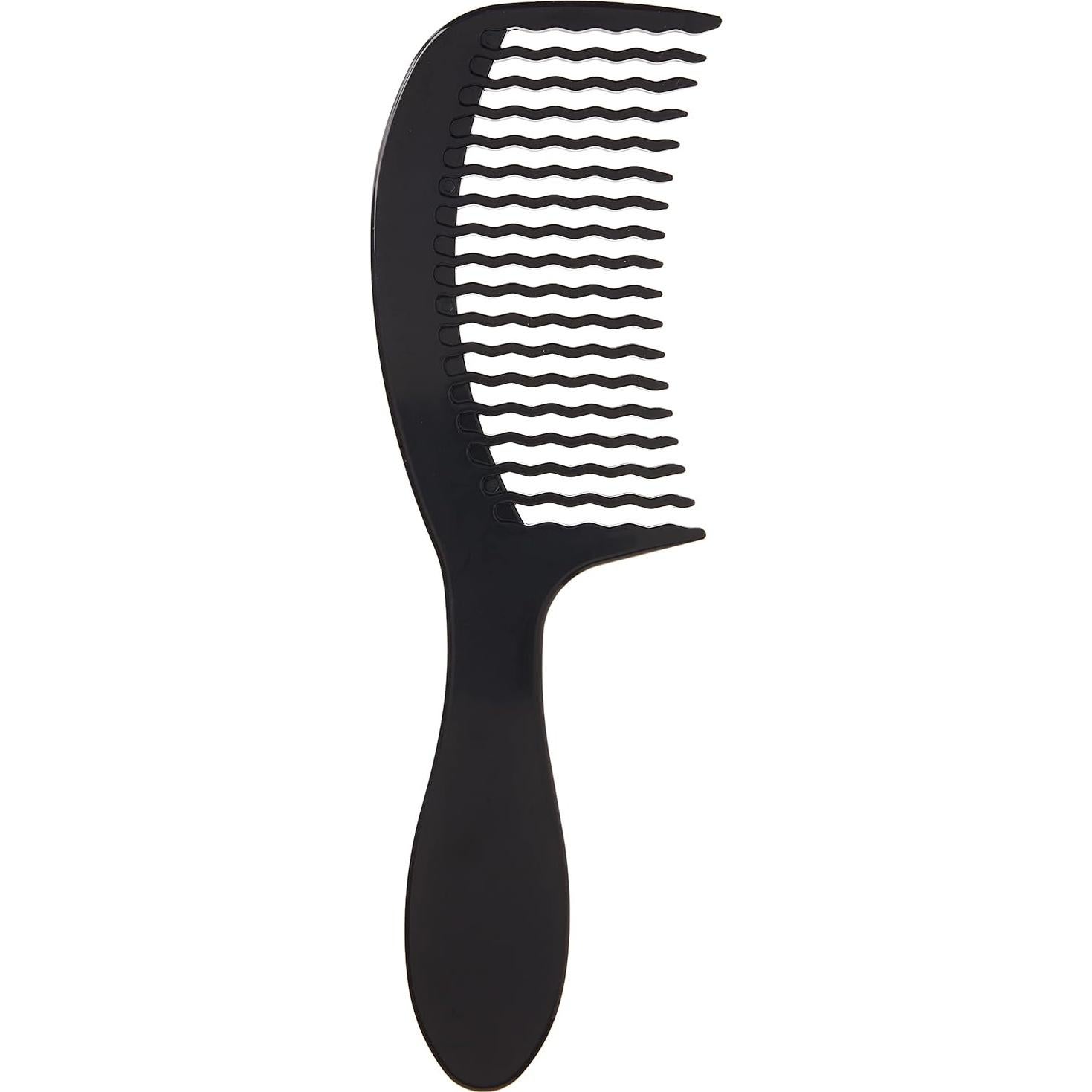 Peine Desenredante Wet Brush Negro - Dientes Anchos 10.5cm