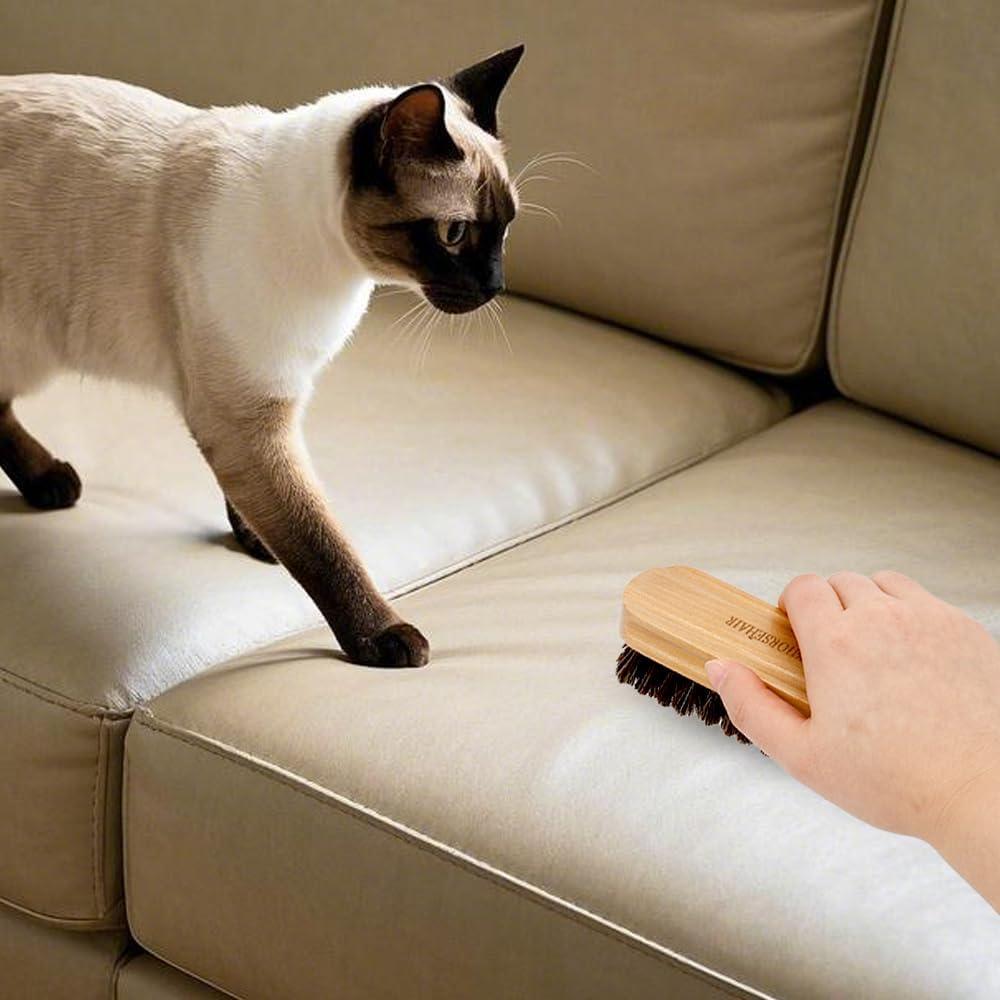 Cepillo para zapatos Zanzike 2 piezas pelo de caballo