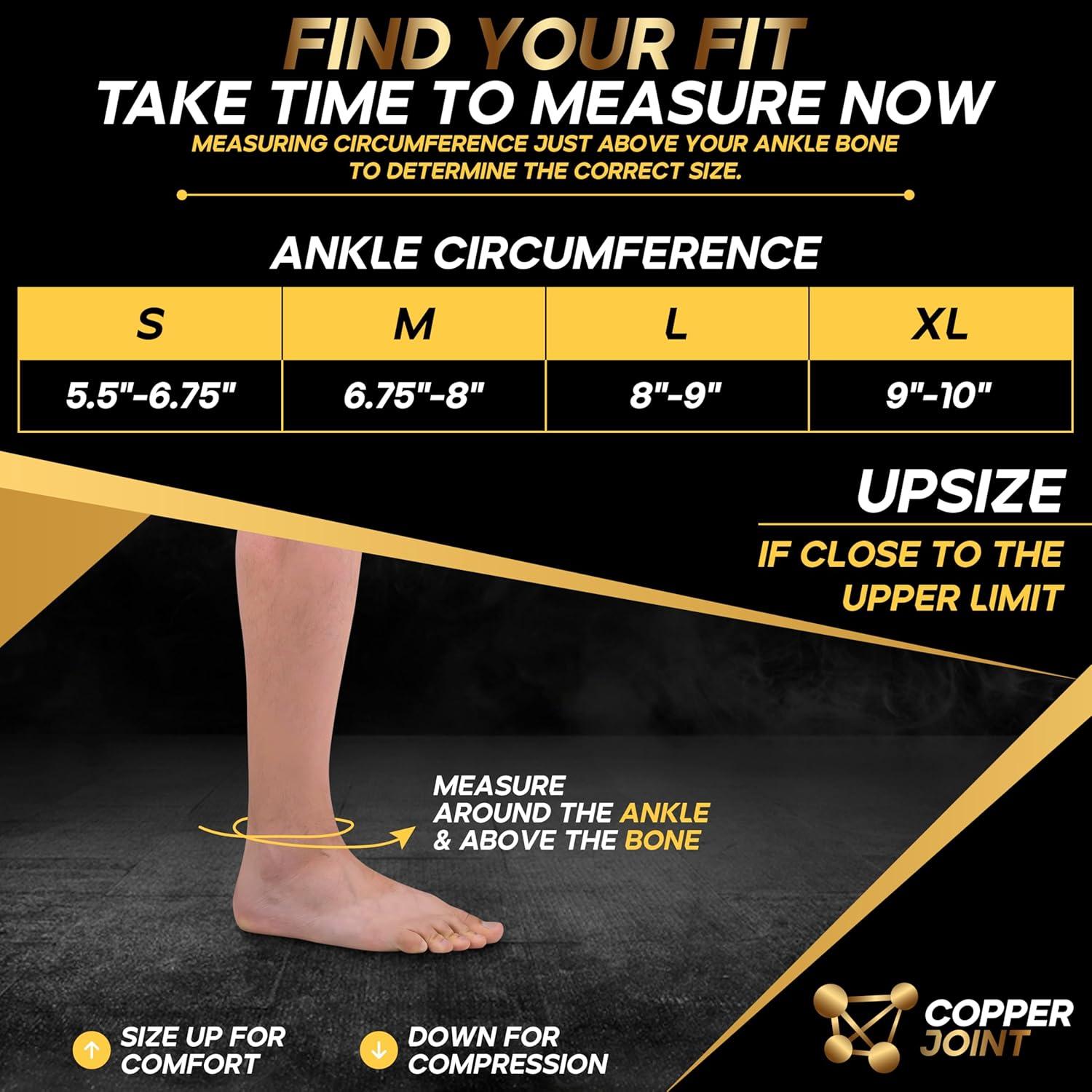 Faja de Compresión para Tobillo CopperJoint Unisex - Pequeño