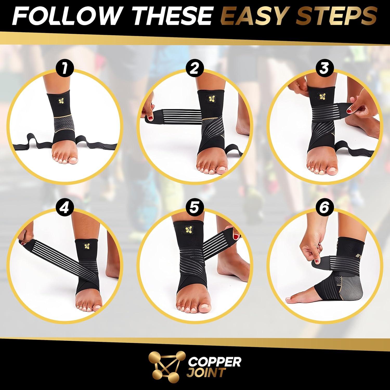 Faja de Compresión para Tobillo CopperJoint Unisex - Pequeño