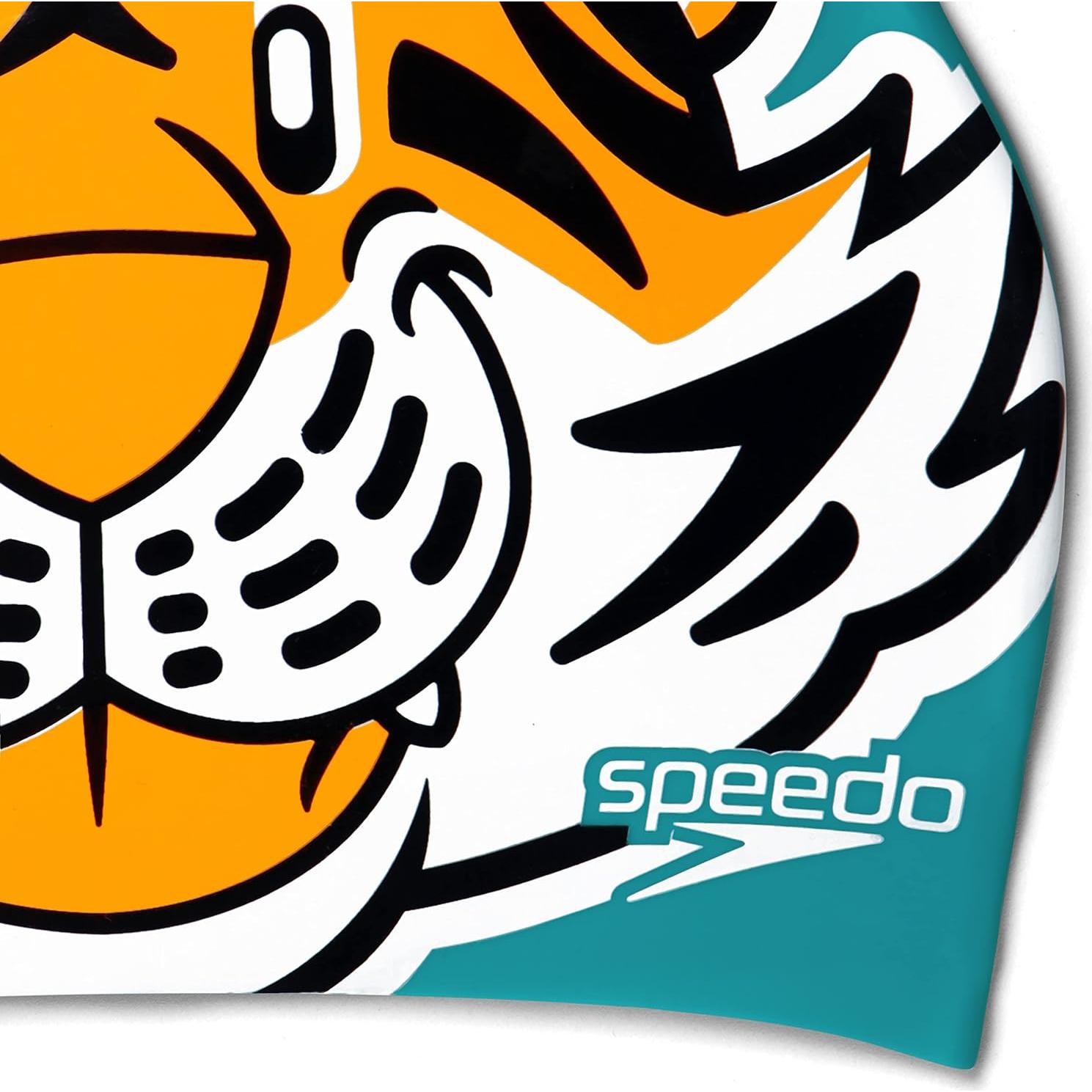 Gorra de Natación de Silicona Speedo Unisex Naranja