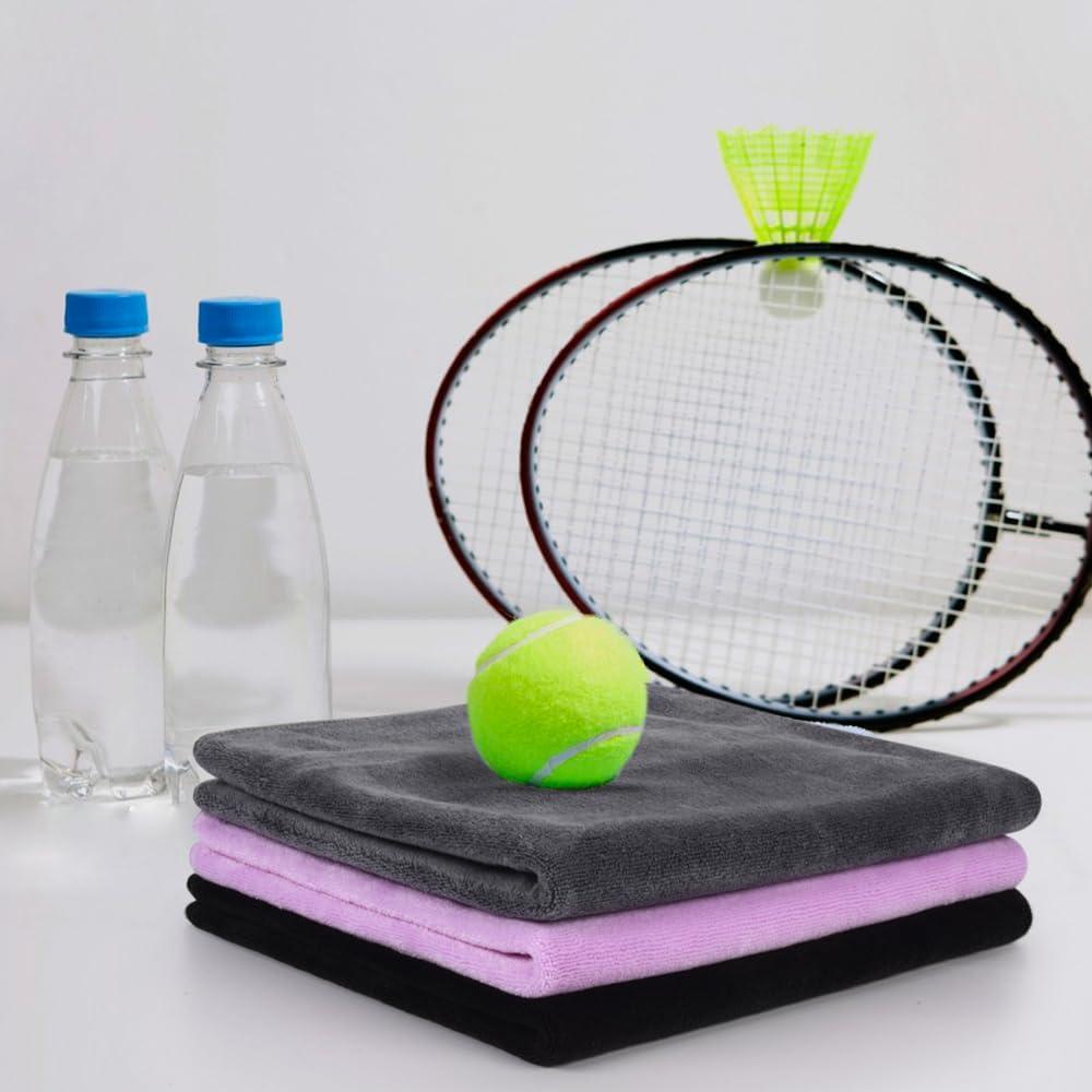 Toallas de Microfibra SINLAND Paquete de 3 para Gimnasio 40x81 cm