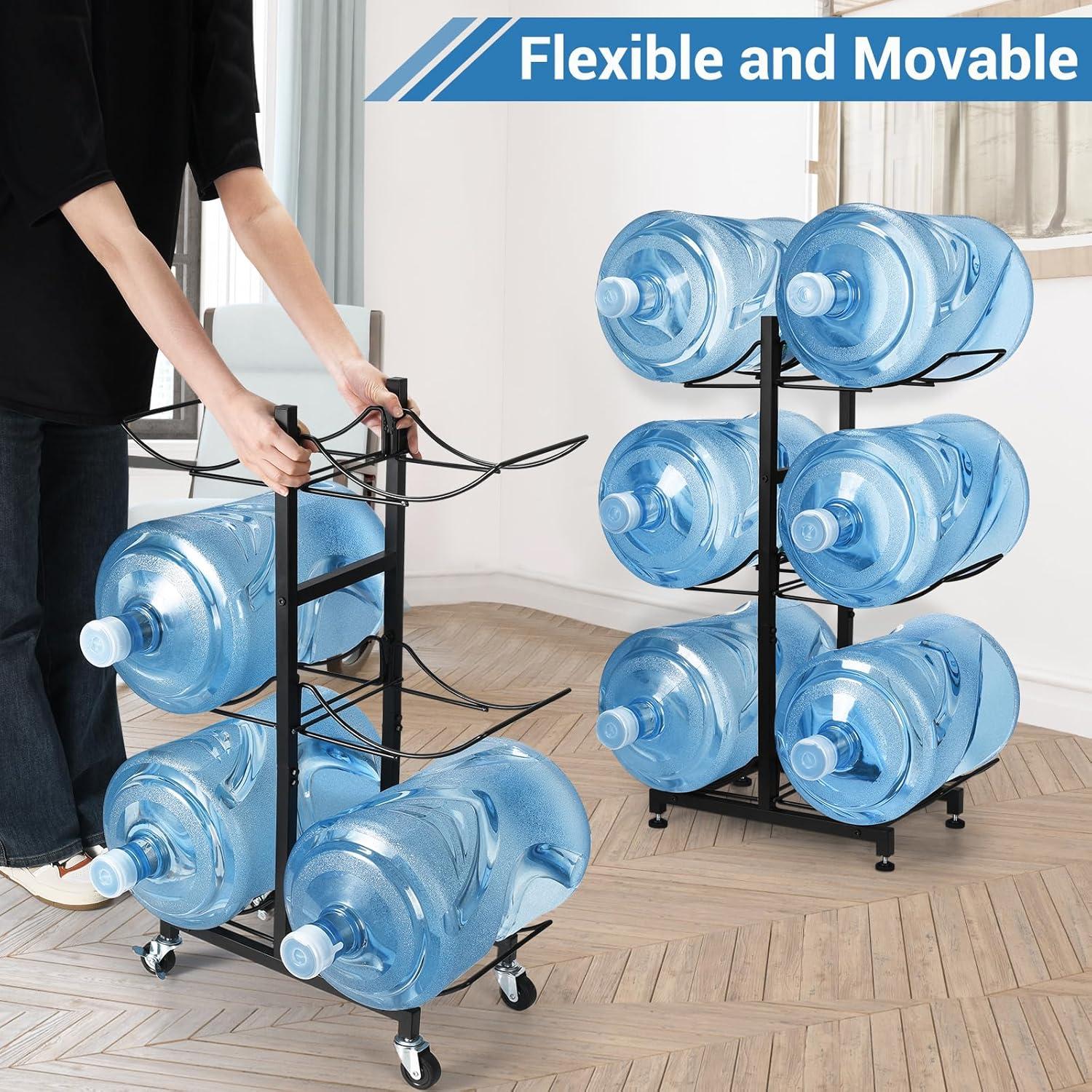 Soporte Plegable para Jarras de Agua CAROD 5 Galones con Ruedas