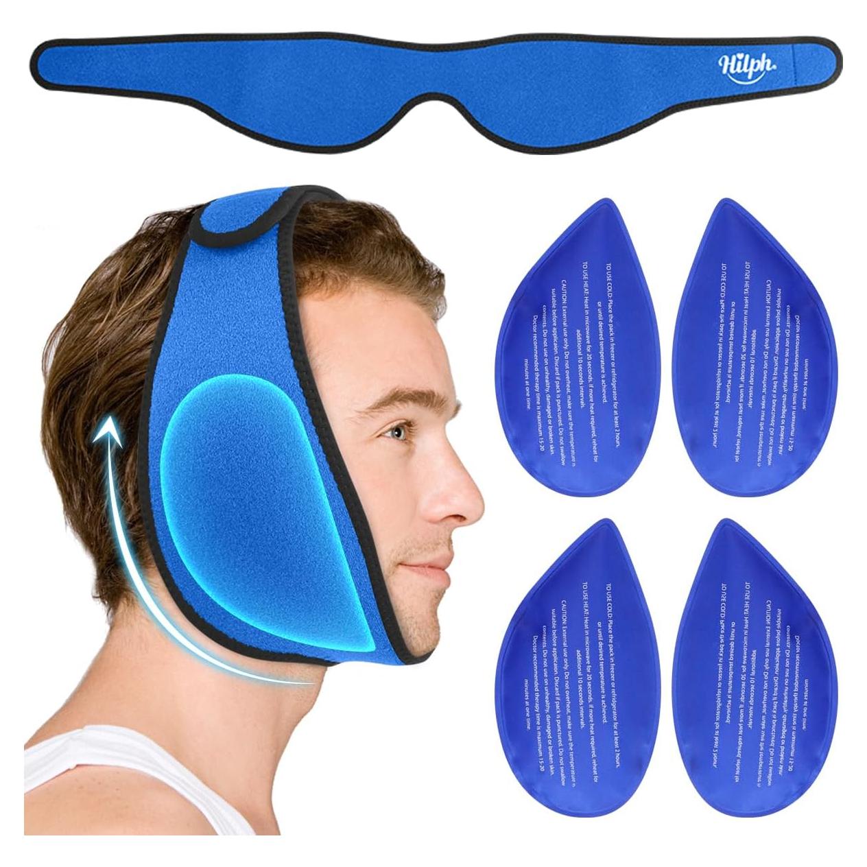 Paquete de Hielo para Mandíbula Hilph con 4 Gel Reutilizables