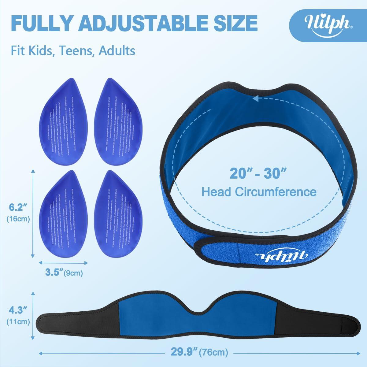 Paquete de Hielo para Mandíbula Hilph con 4 Gel Reutilizables