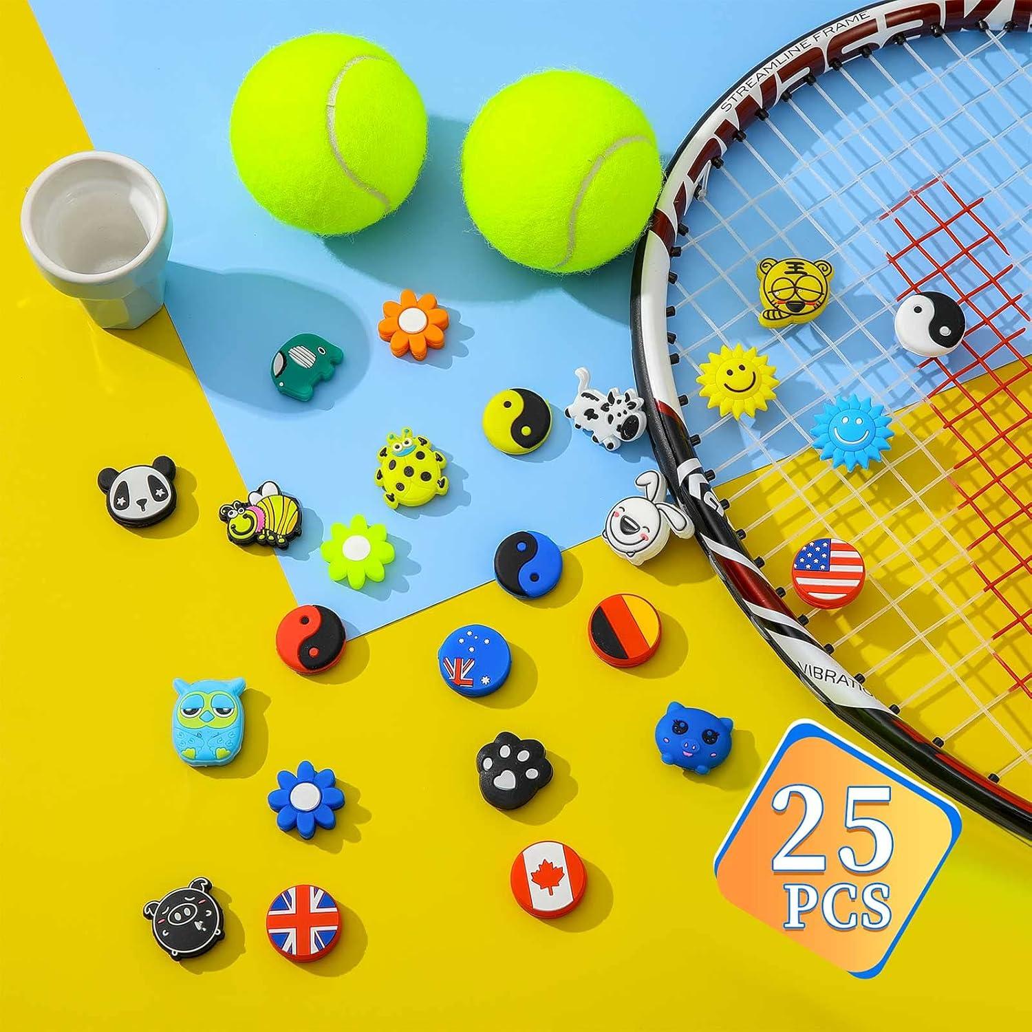 Amortiguadores de Vibración para Raquetas de Tenis Chalyna - 25 Piezas de Silicona