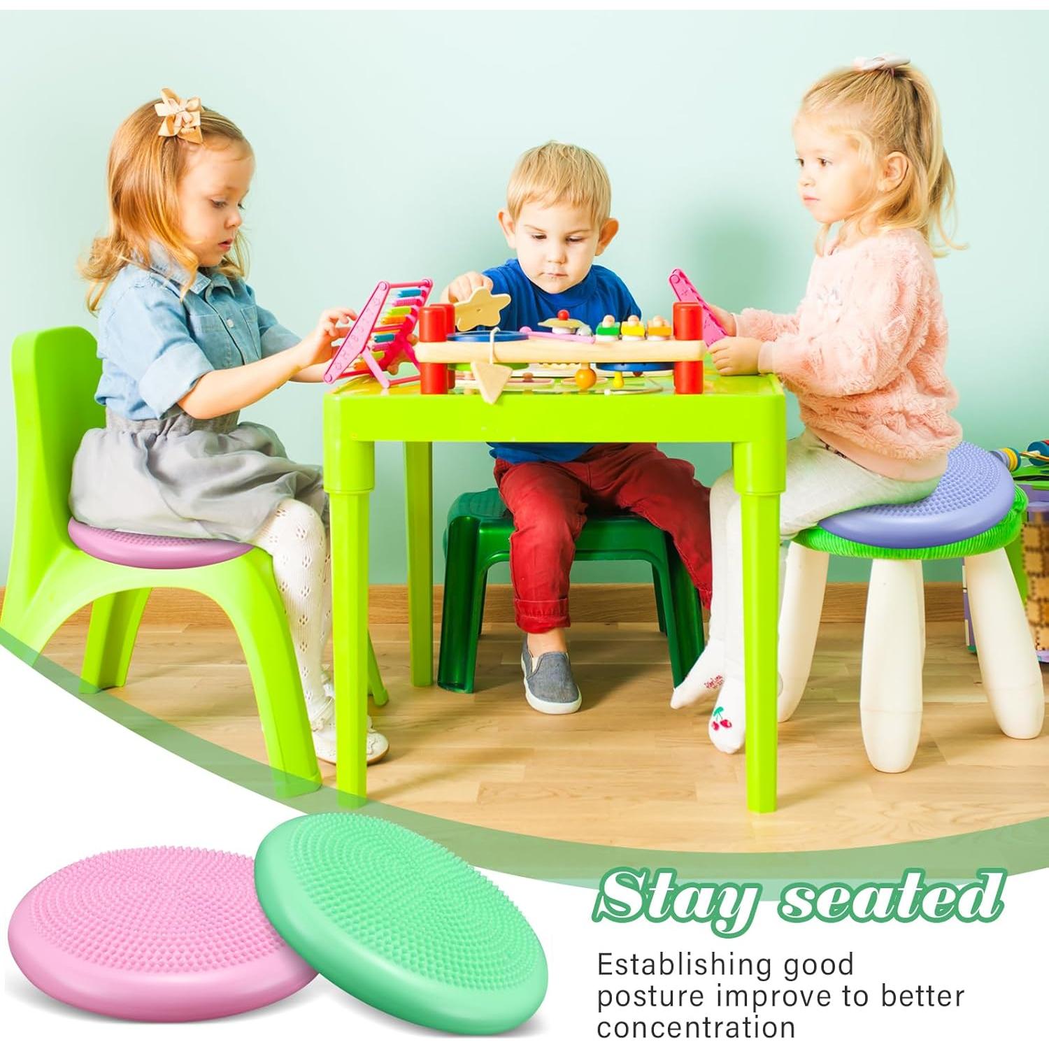 Cojines Wobble Libima 8 Pcs Antideslizantes 33 cm Niños