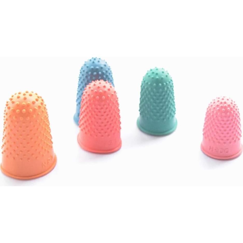 Dedales de Goma Shni 5 Piezas Antideslizantes Rosa