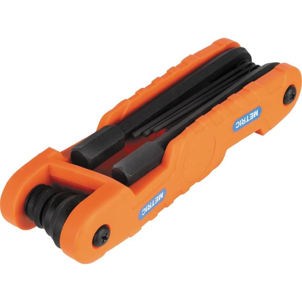 Juego de Llaves Hexagonales Plegables Klein Tools 10 Tamaños Métricos