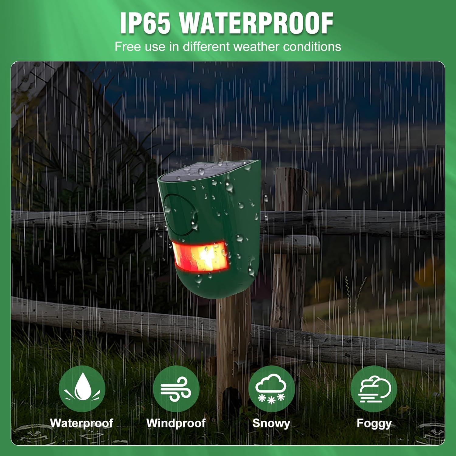 Alarma de Movimiento Solar ChunHee 129dB IP65 2PC