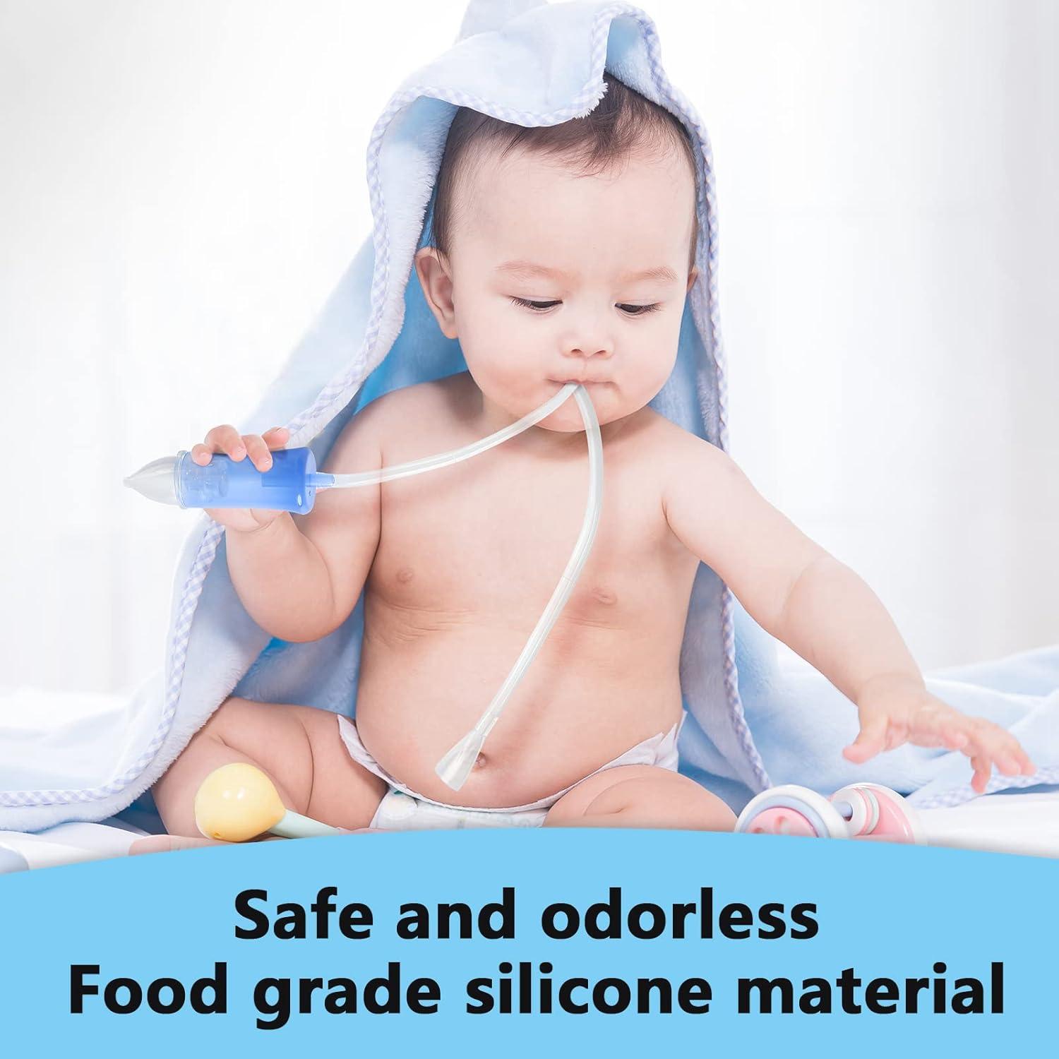 Aspirador Nasal Yiupea Reutilizable con Estuche y Cepillo