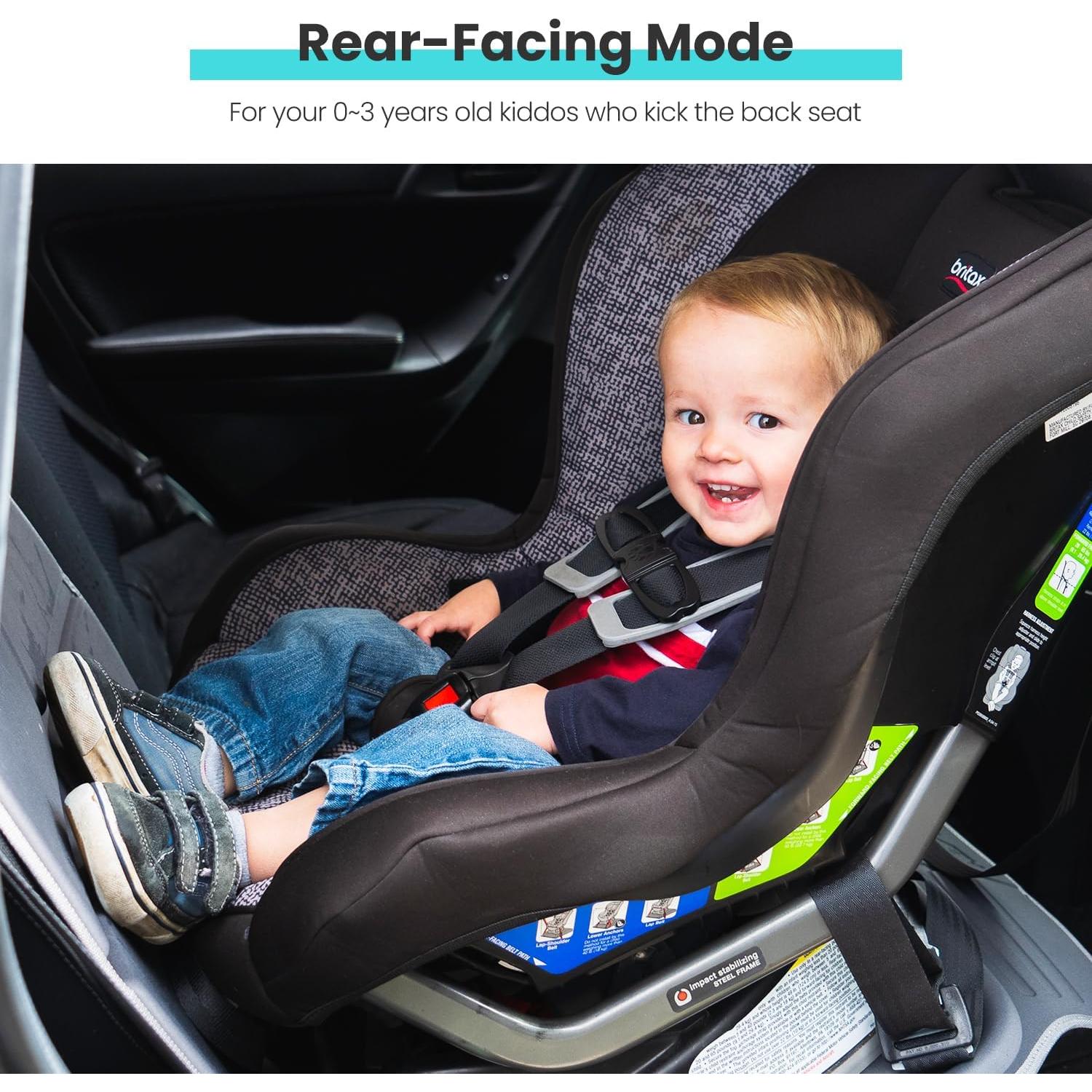 Protector de Asiento de Coche HEYTRIP Negro Azul Universal