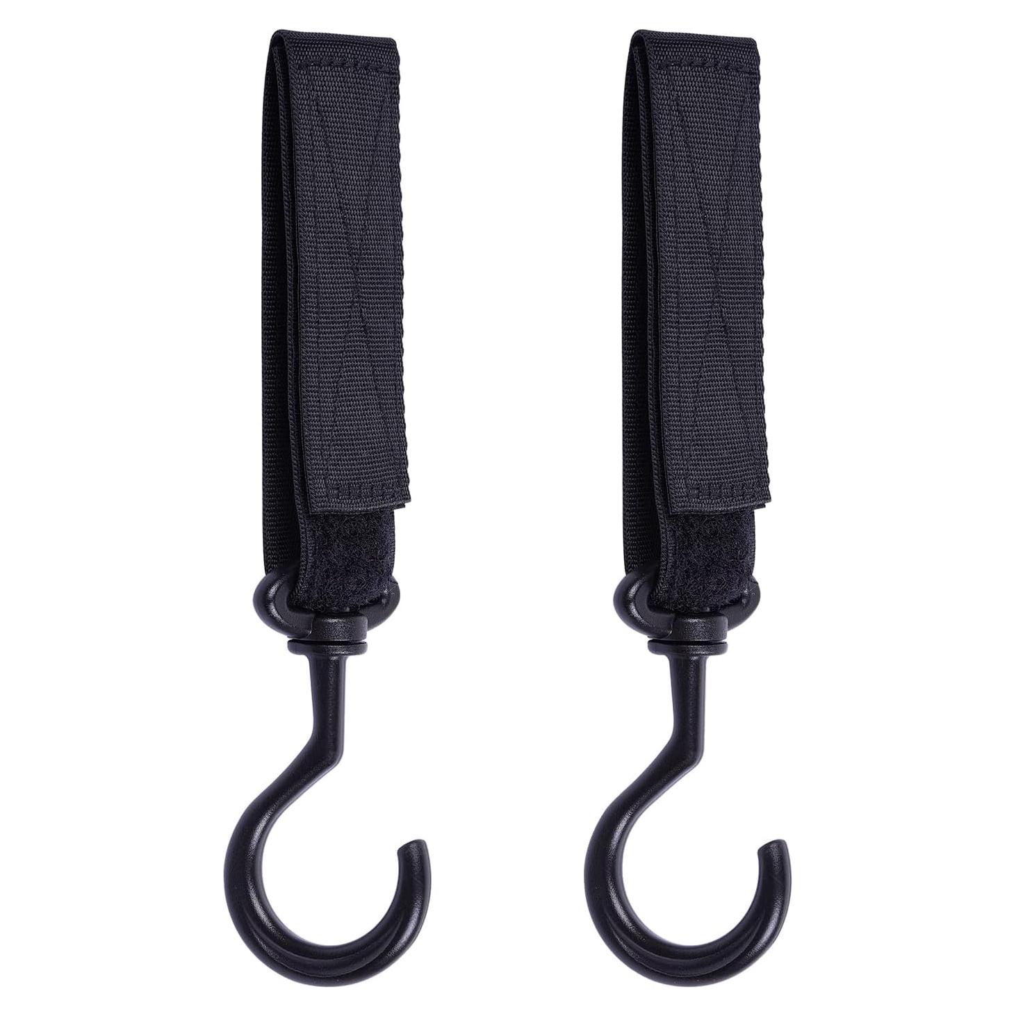 Gancho para Reposacabezas Wisdompro - Paquete de 2, Negro