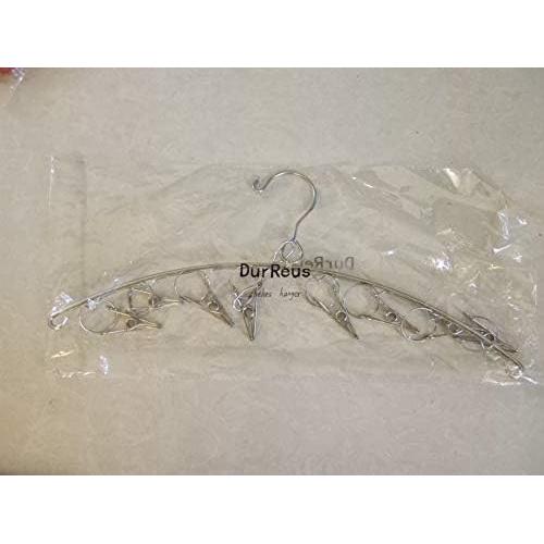 Perchero de Secado DurReus de Acero Inoxidable con 10 Clips