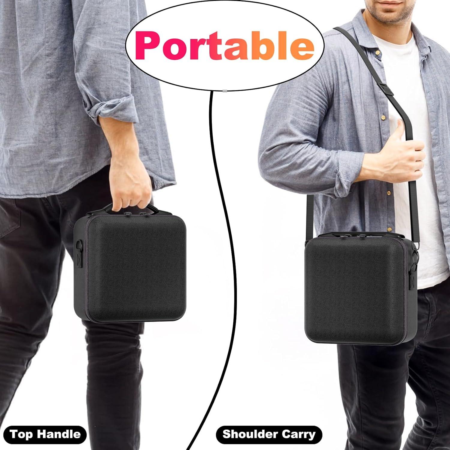 Estuche Portátil Proijeut para Cartas - 4 Cajas Acrílicas, 400+ Cartas