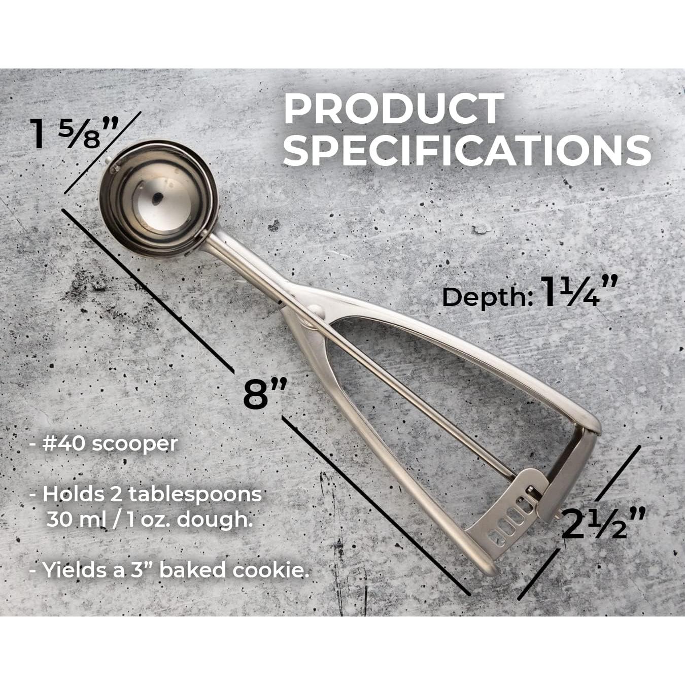 Cucharón de Acero Inoxidable Saffron & Sage 2 Cucharadas