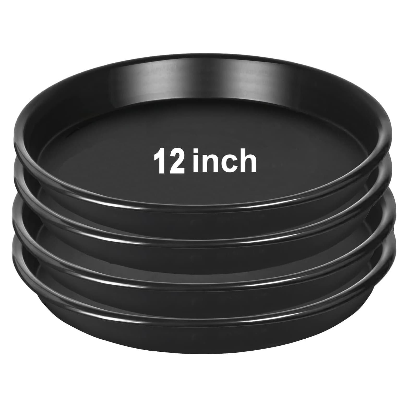 Paquete de 4 bandejas de goteo para plantas NABAOXUN 30 cm