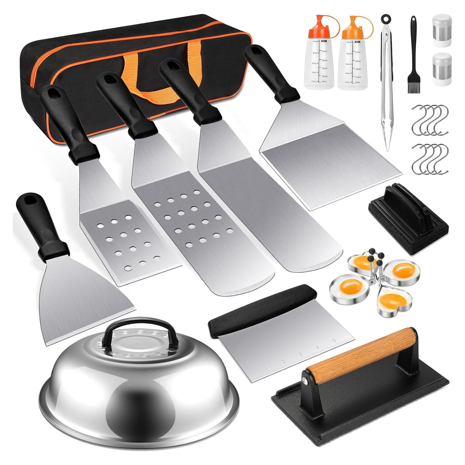 Kit de Accesorios para Plancha Terlulu 28 Piezas BBQ