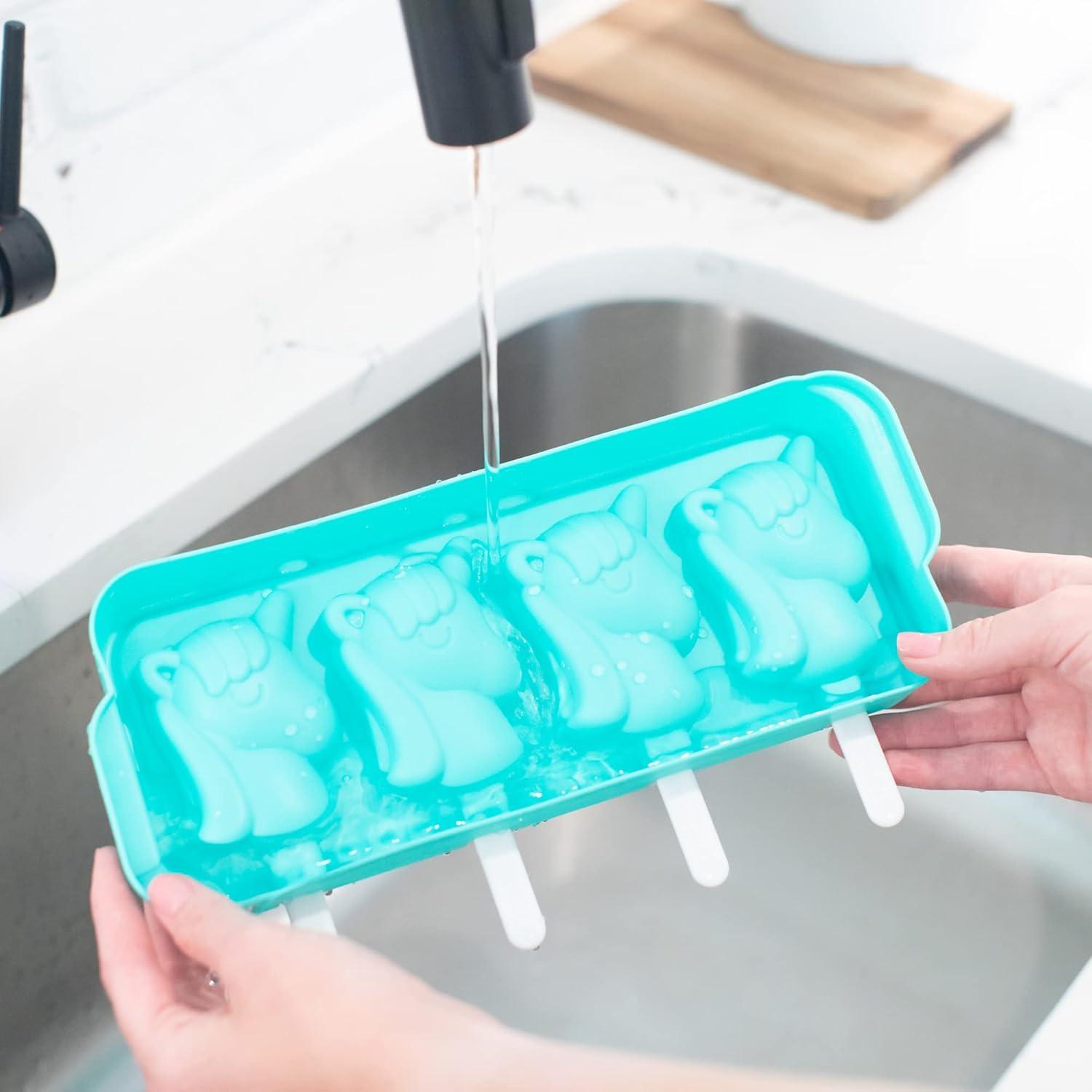 Moldes de Helado ZOKU Unicornio Set de 2, 4 Moldes Silicona 73ml