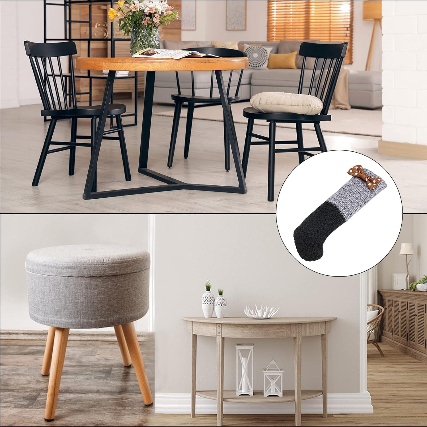 Calcetines para Patas de Silla uxcell 16pcs Antideslizantes