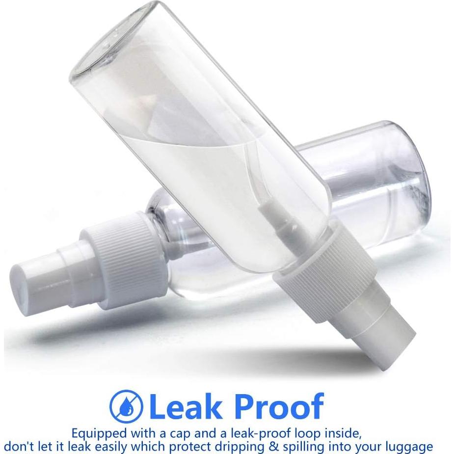 Botellas de Spray Mini Spaidoon 50ml Reutilizables con Embudo