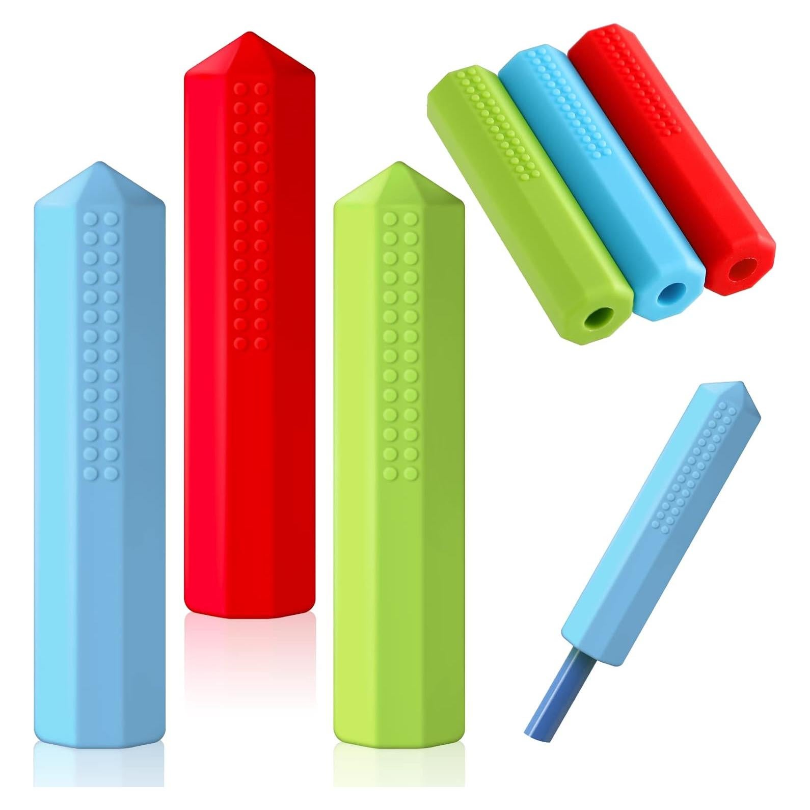 Set de 6 Tapas de Lápiz Masticables Eersida - Silicona Sensory