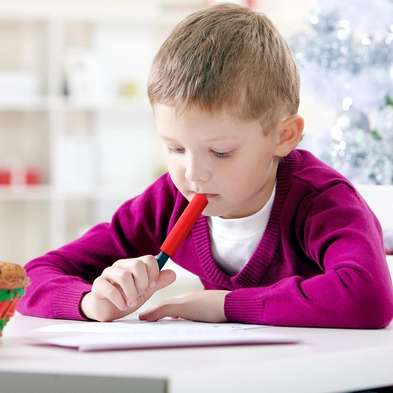 Set de 6 Tapas de Lápiz Masticables Eersida - Silicona Sensory