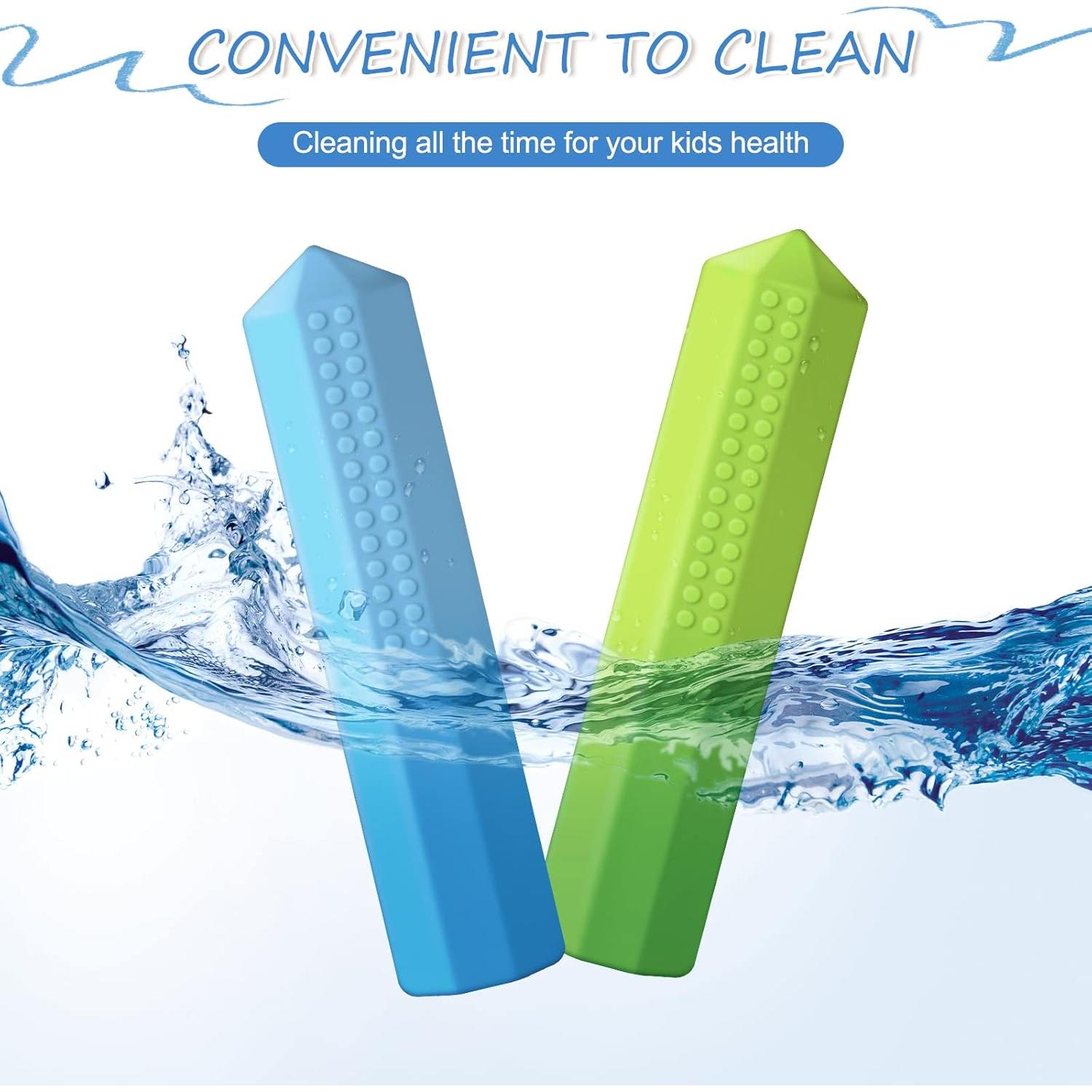 Set de 6 Tapas de Lápiz Masticables Eersida - Silicona Sensory