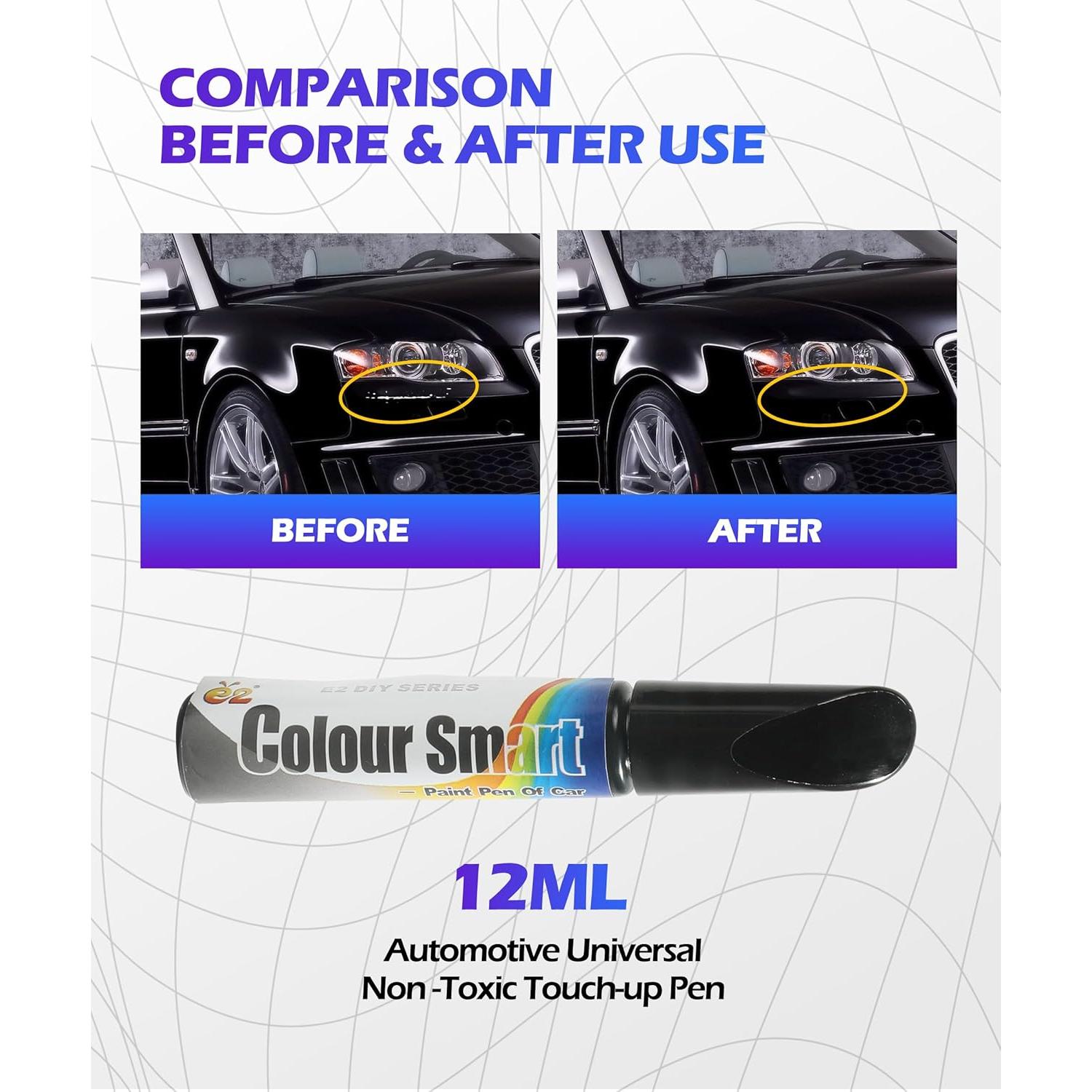 Bolígrafo de Retoque SCUARI 1 Onza Negro para Automóviles