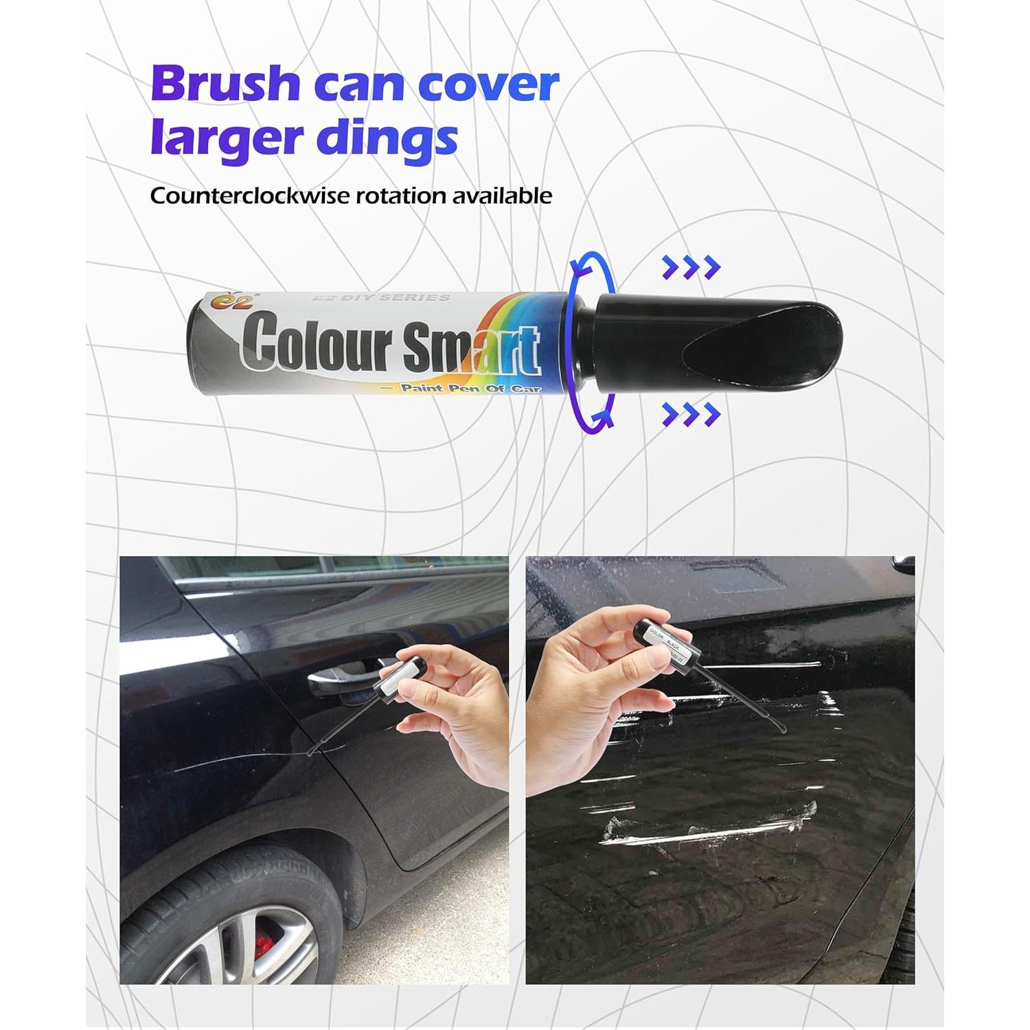 Bolígrafo de Retoque SCUARI 1 Onza Negro para Automóviles